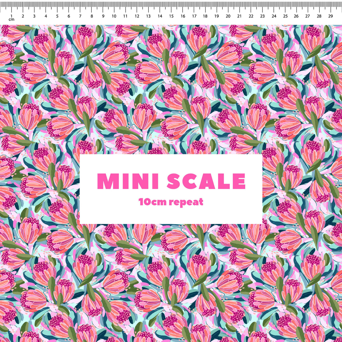 Abstract Proteas Preorder Fabric by Milly + Mae