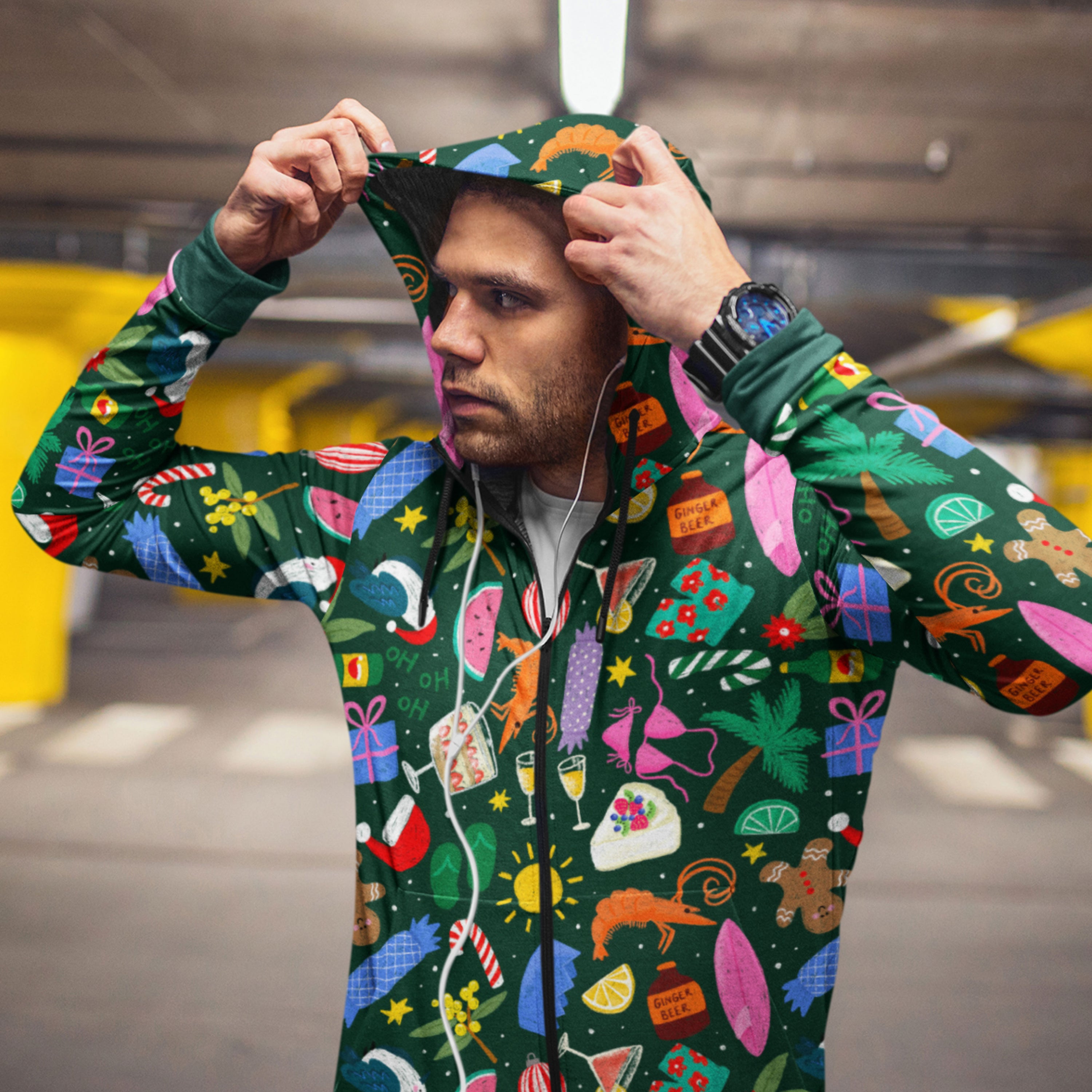 Aussie Christmas (Green) Preorder Fabric