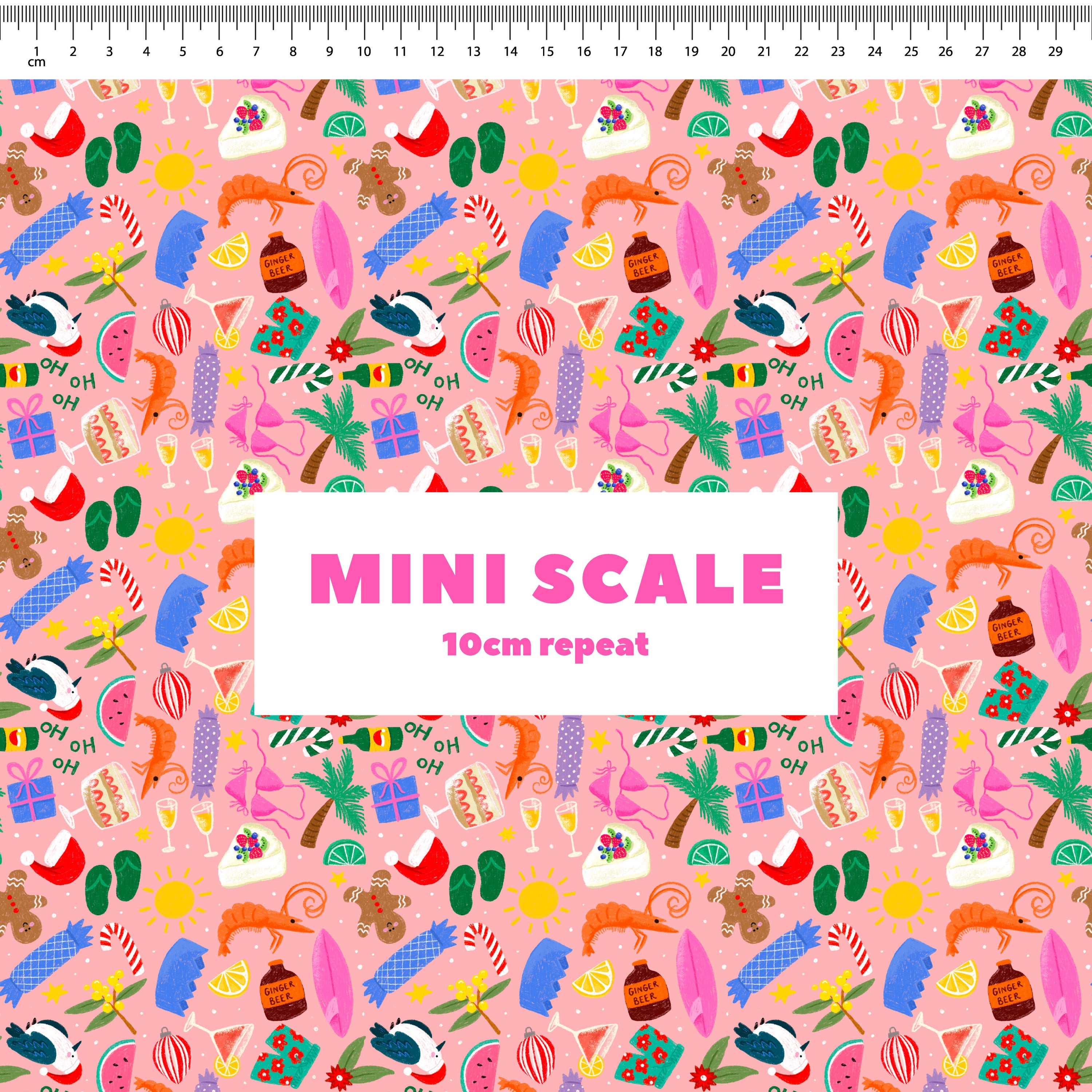 Aussie Christmas (Peach) Preorder Fabric