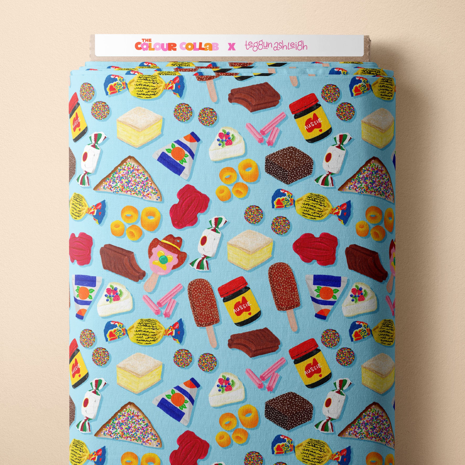 Aussie Favourites (Blue) Preorder Fabric
