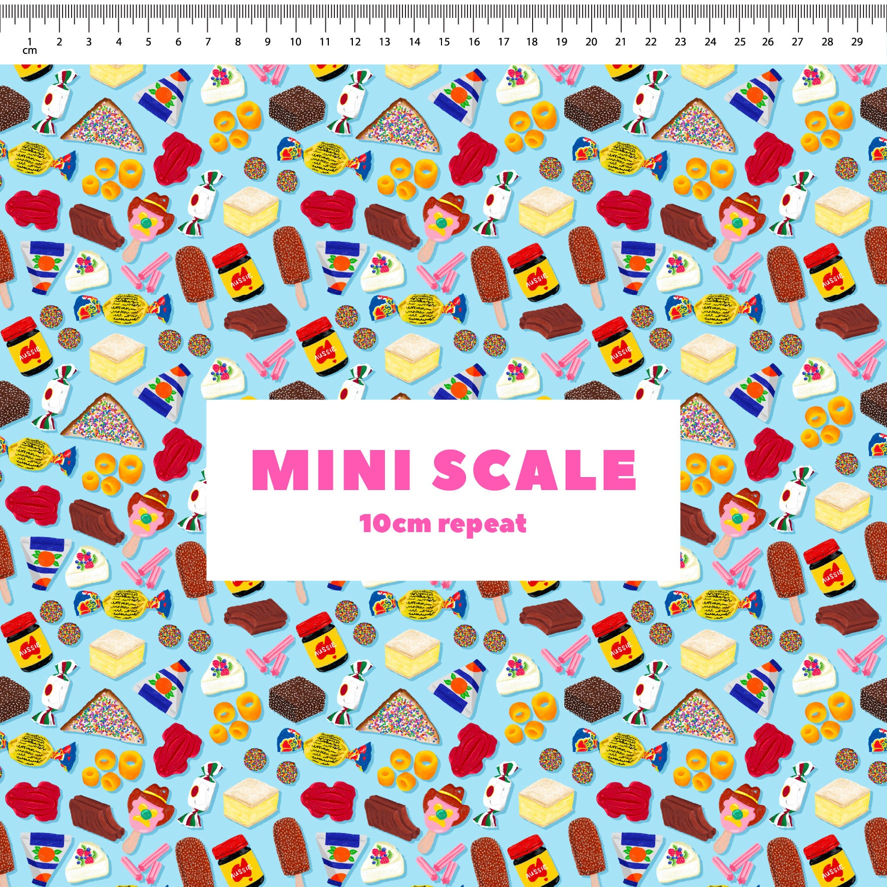 Aussie Favourites (Blue) Preorder Fabric
