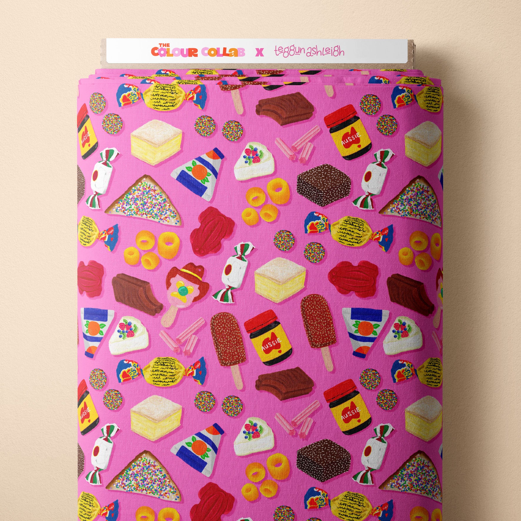 Aussie Favourites (Pink) Preorder Fabric