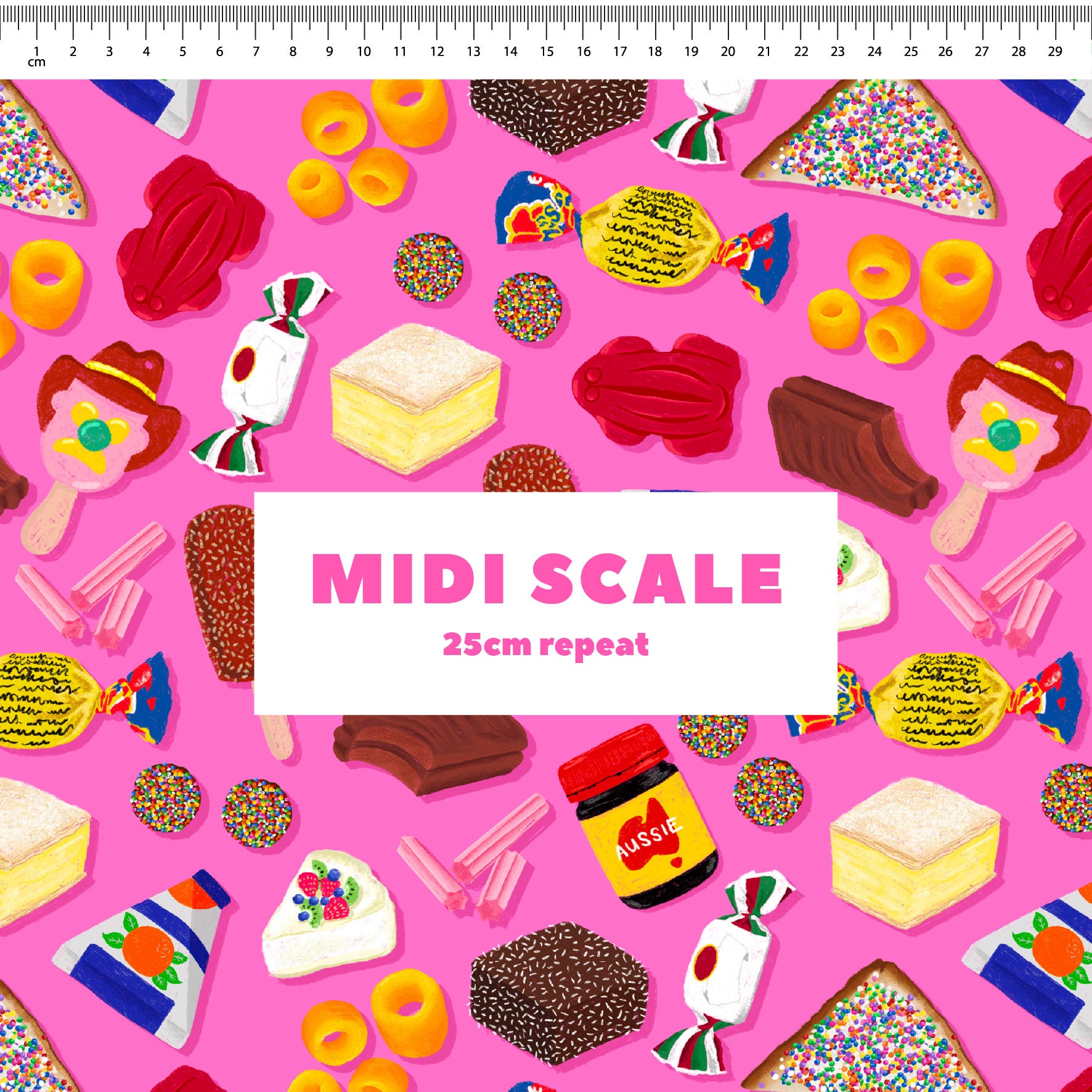 Aussie Favourites (Pink) Preorder Fabric