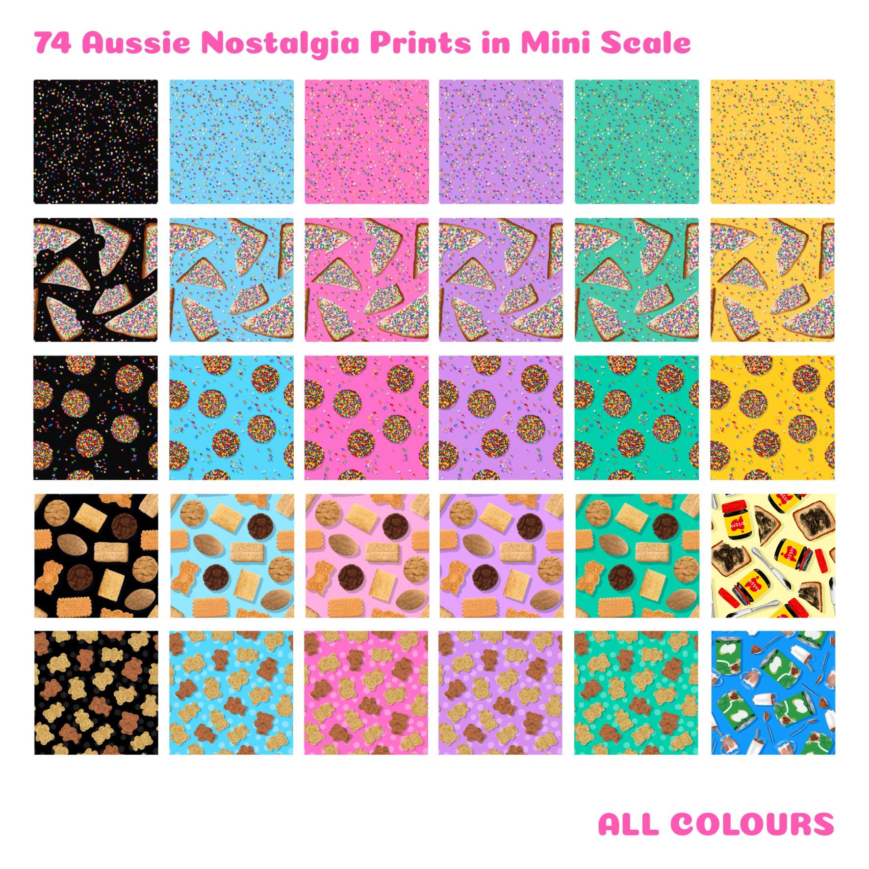 Aussie Nostalgia Preorder Fat Quarter Pack