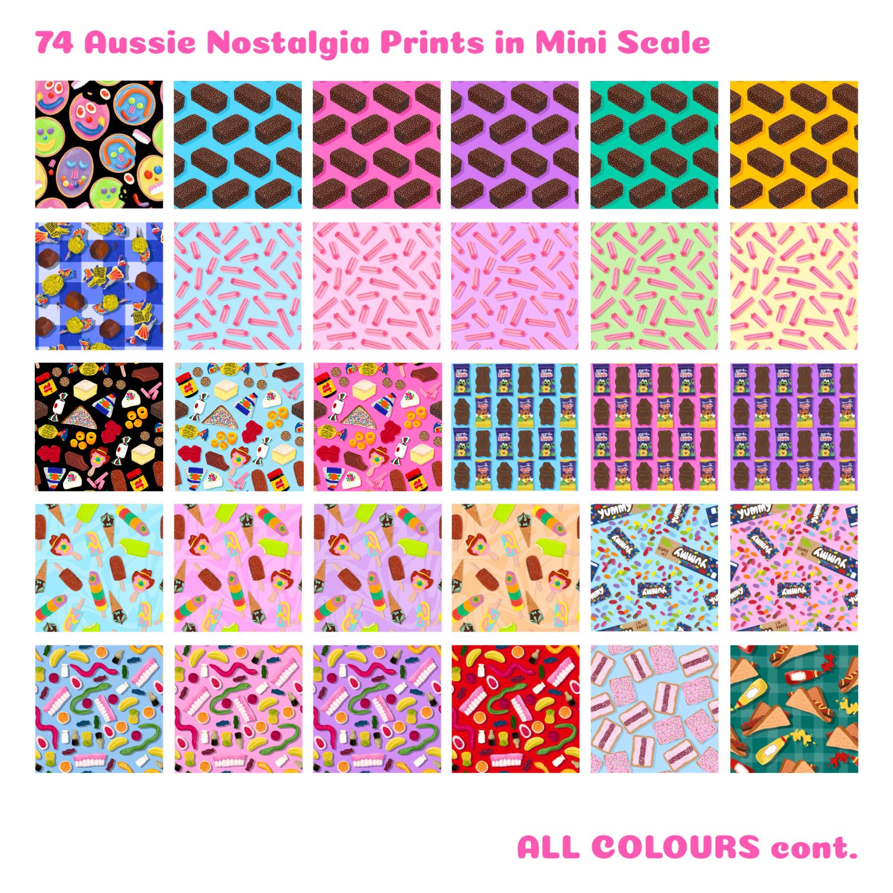 Aussie Nostalgia Preorder Fat Quarter Pack
