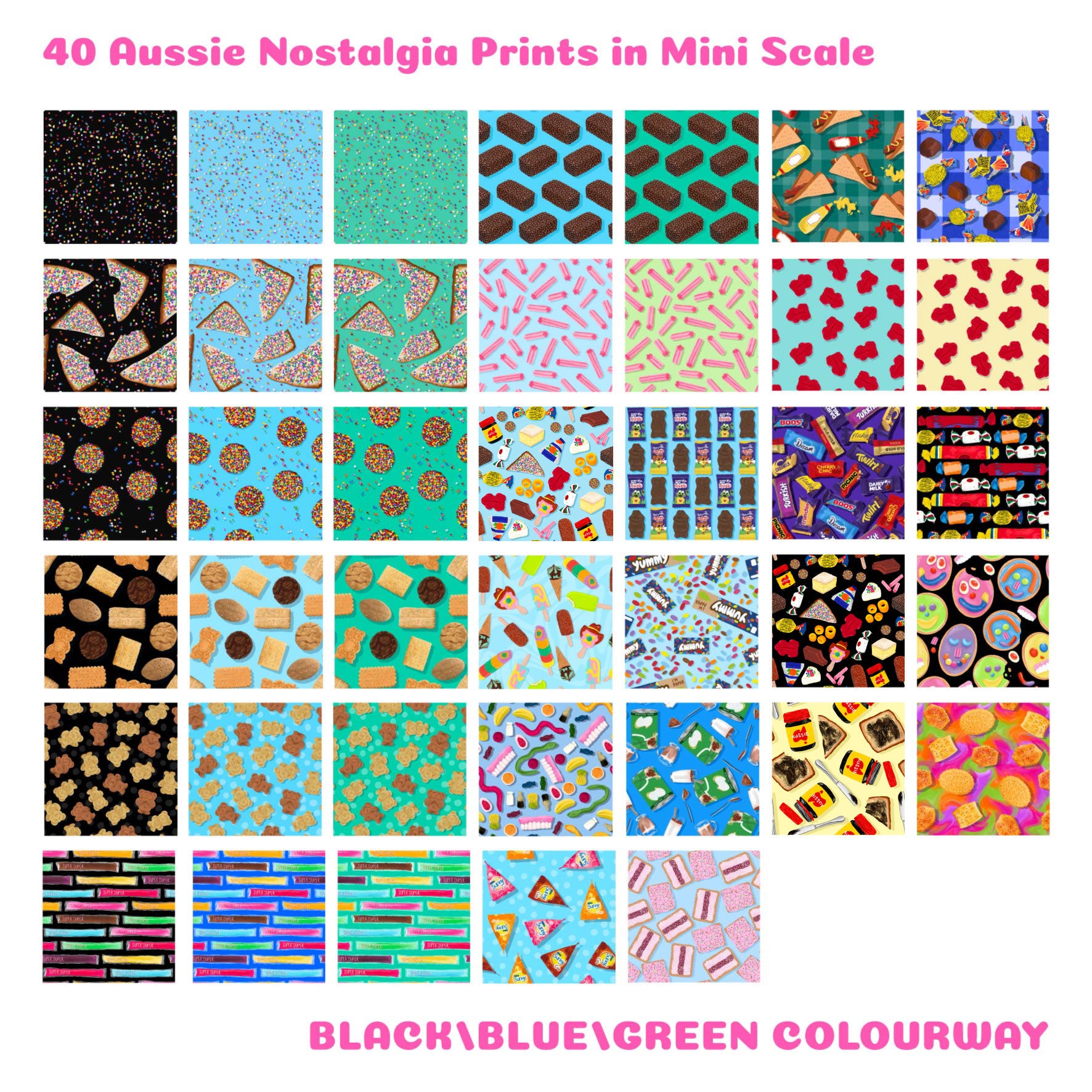 Aussie Nostalgia Preorder Fat Quarter Pack