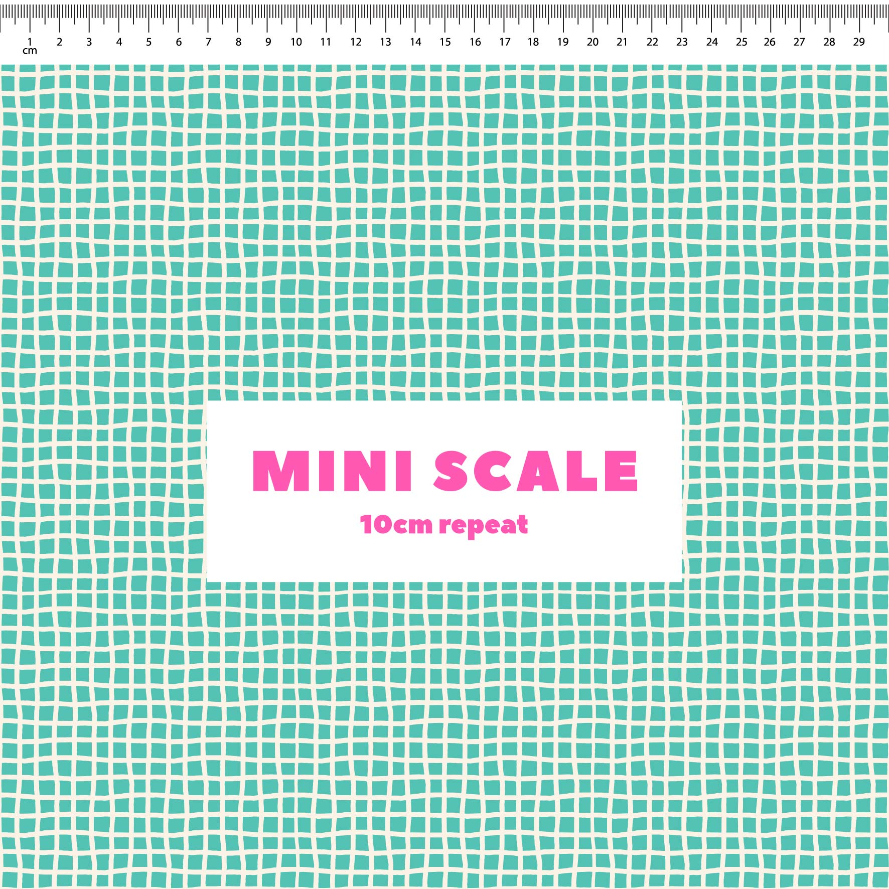 Big Net (Aqua) Preorder Fabric by New Kid Club