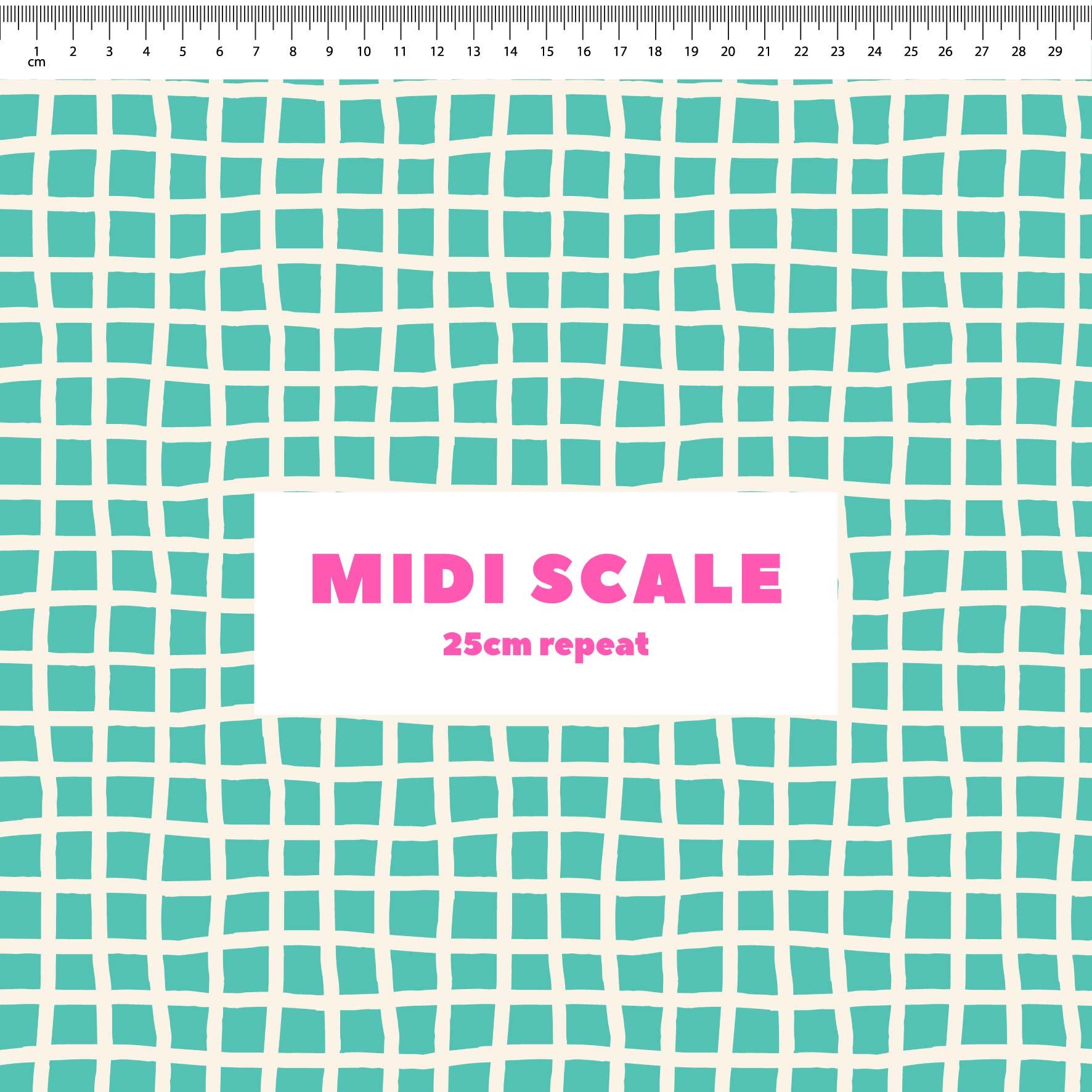 Big Net (Aqua) Preorder Fabric by New Kid Club