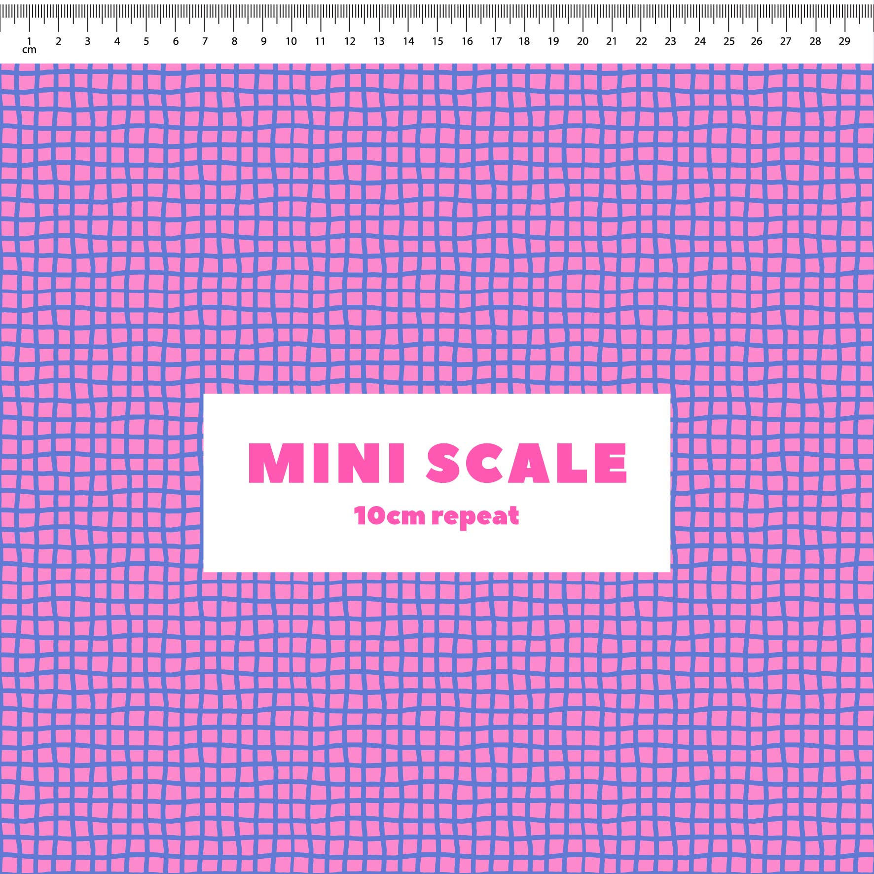Big Net (Blue/Pink) Preorder Fabric by New Kid Club