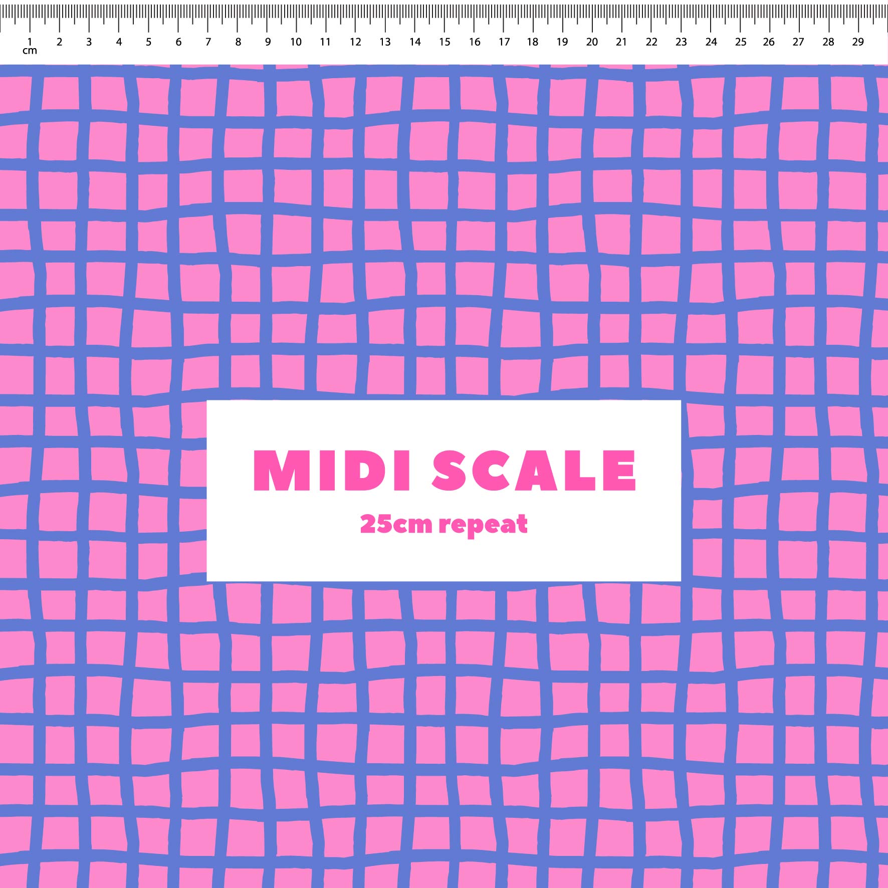 Big Net (Blue/Pink) Preorder Fabric by New Kid Club