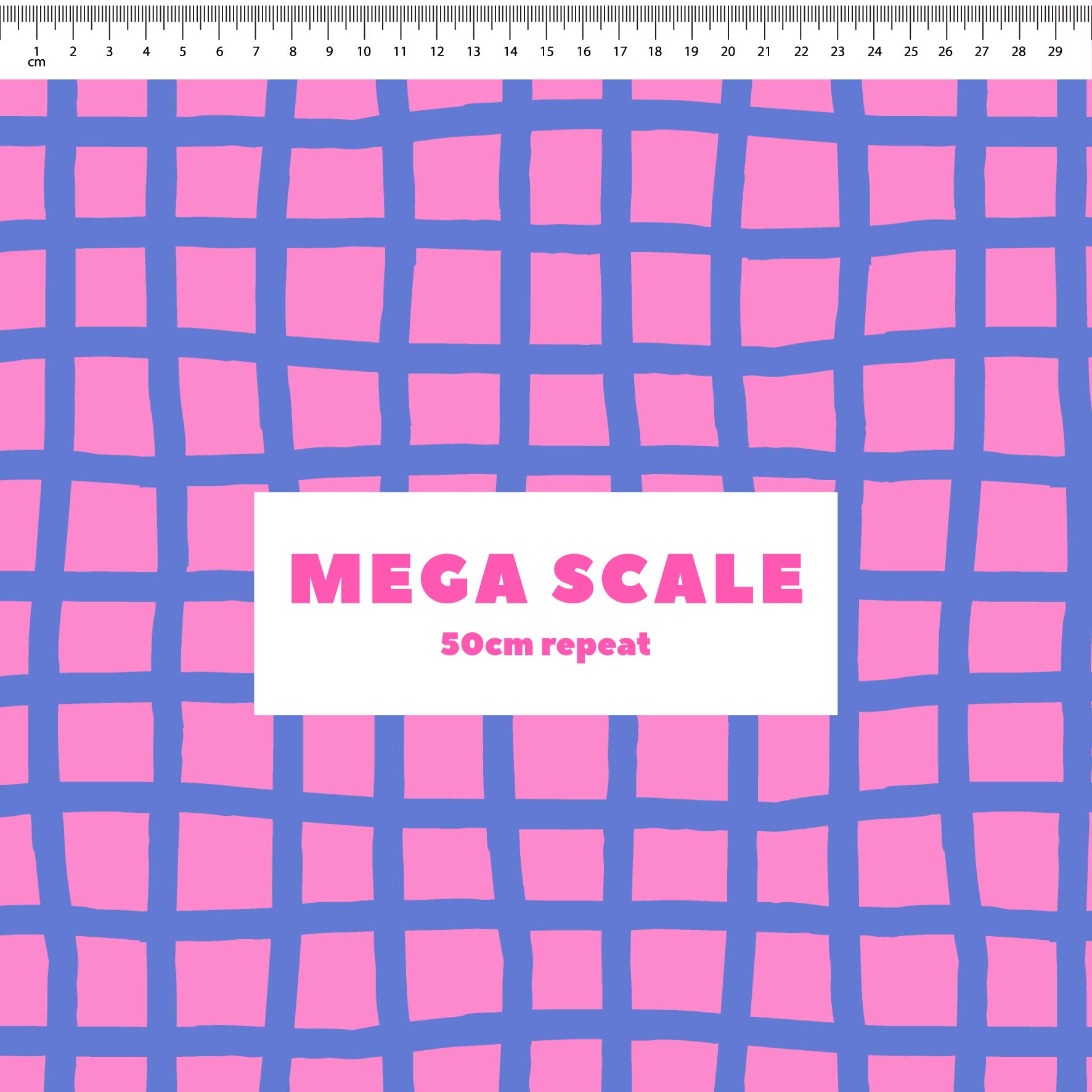 Big Net (Blue/Pink) Preorder Fabric by New Kid Club