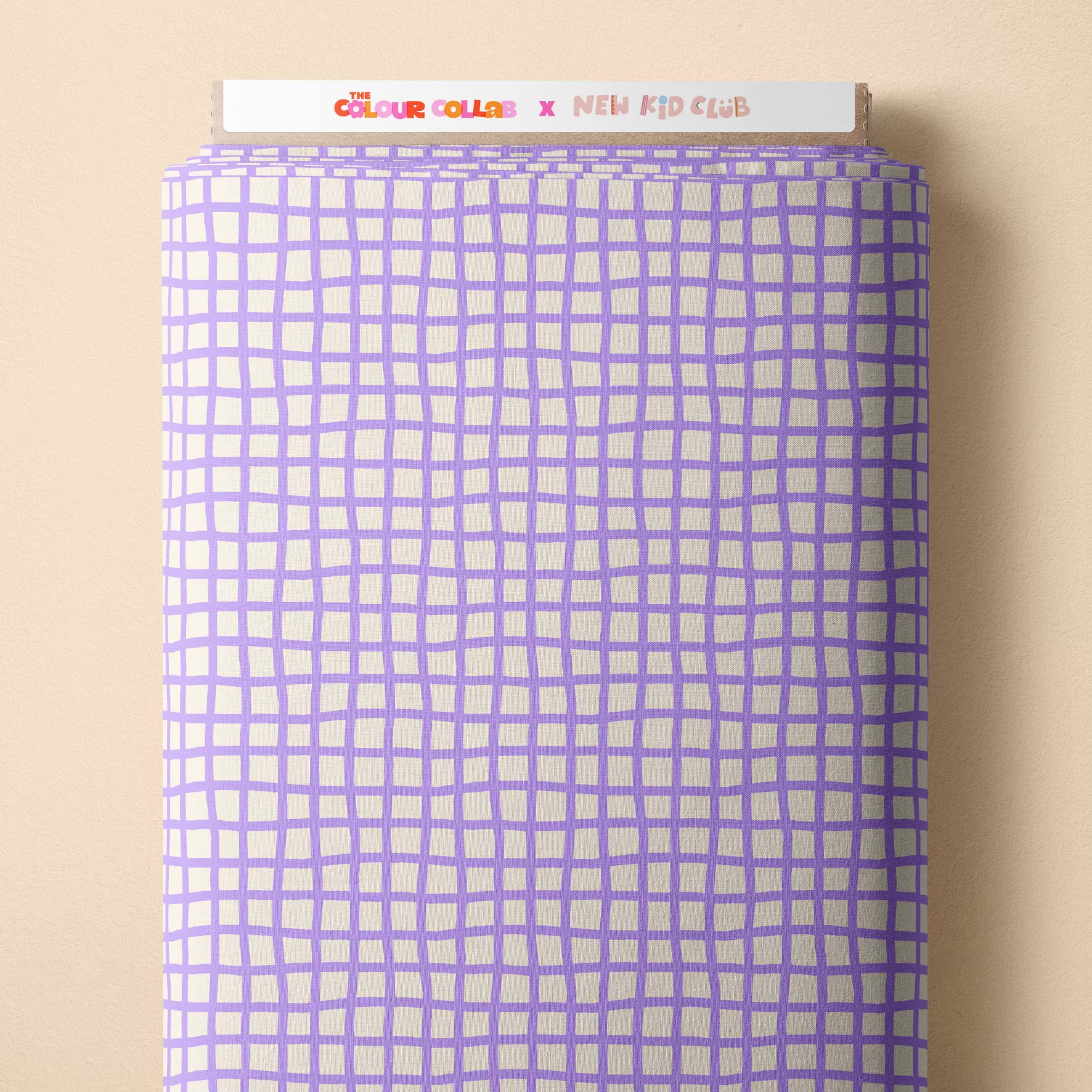 Big Net (Lilac) Preorder Fabric by New Kid Club