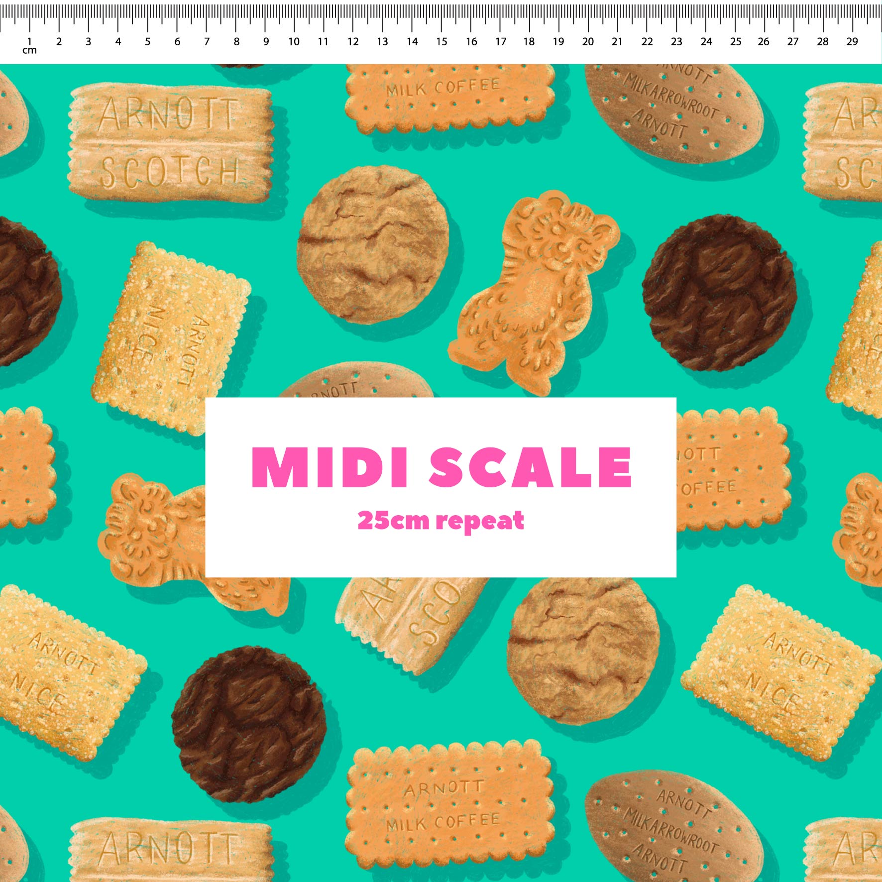 Biscuit Variety Pack (Teal) by The Colour Collab