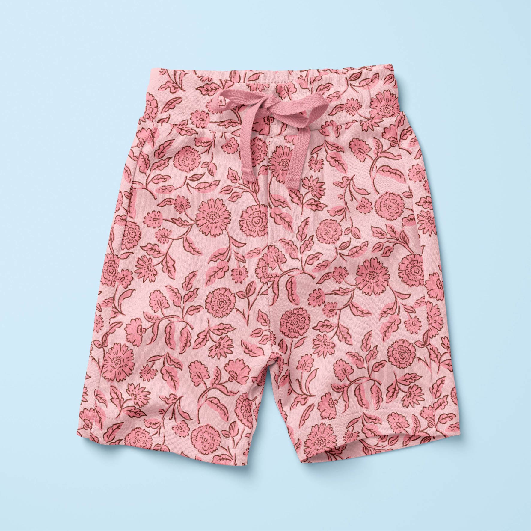 Preorder: Block Print Blooms (Pink)