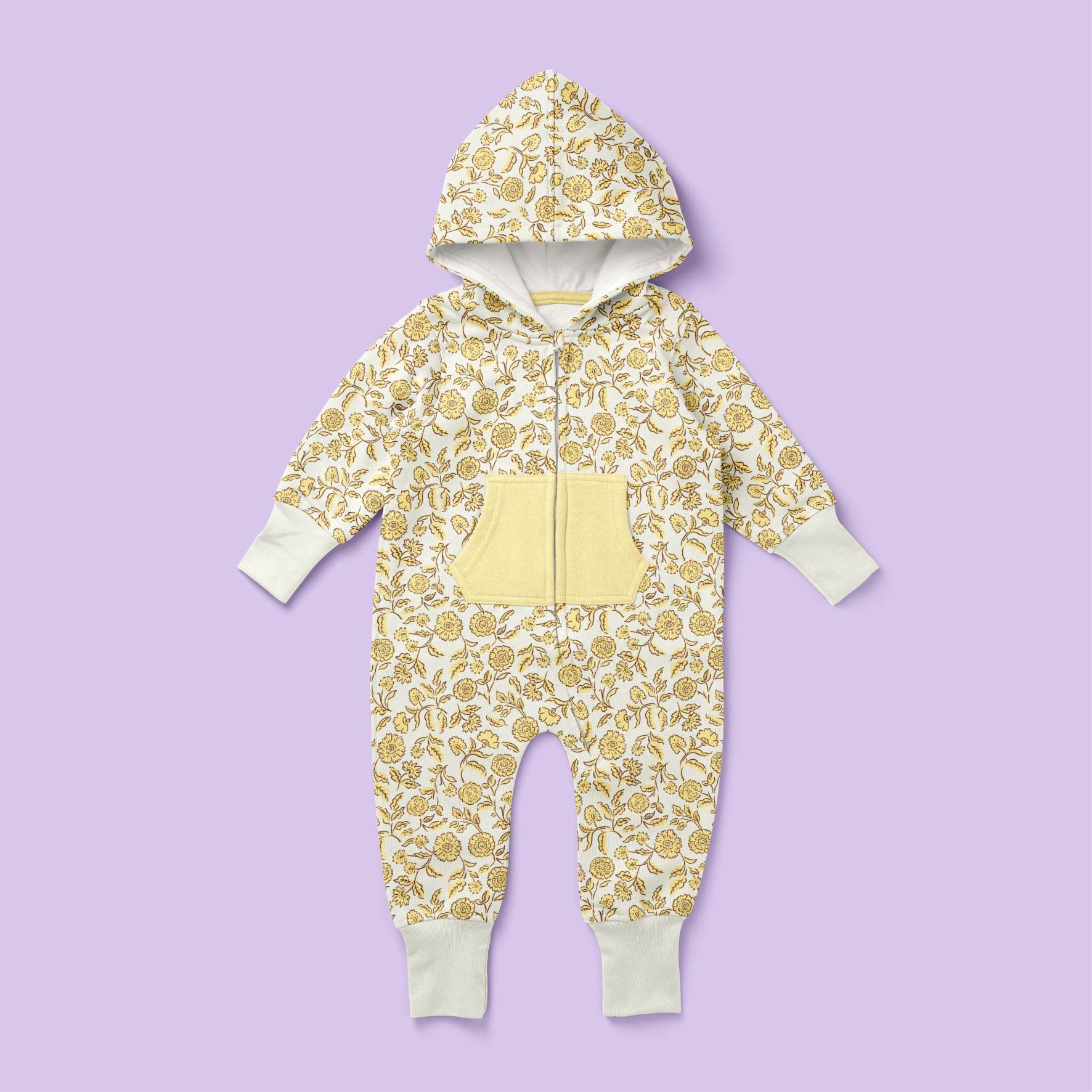 Preorder: Block Print Blooms (Yellow)