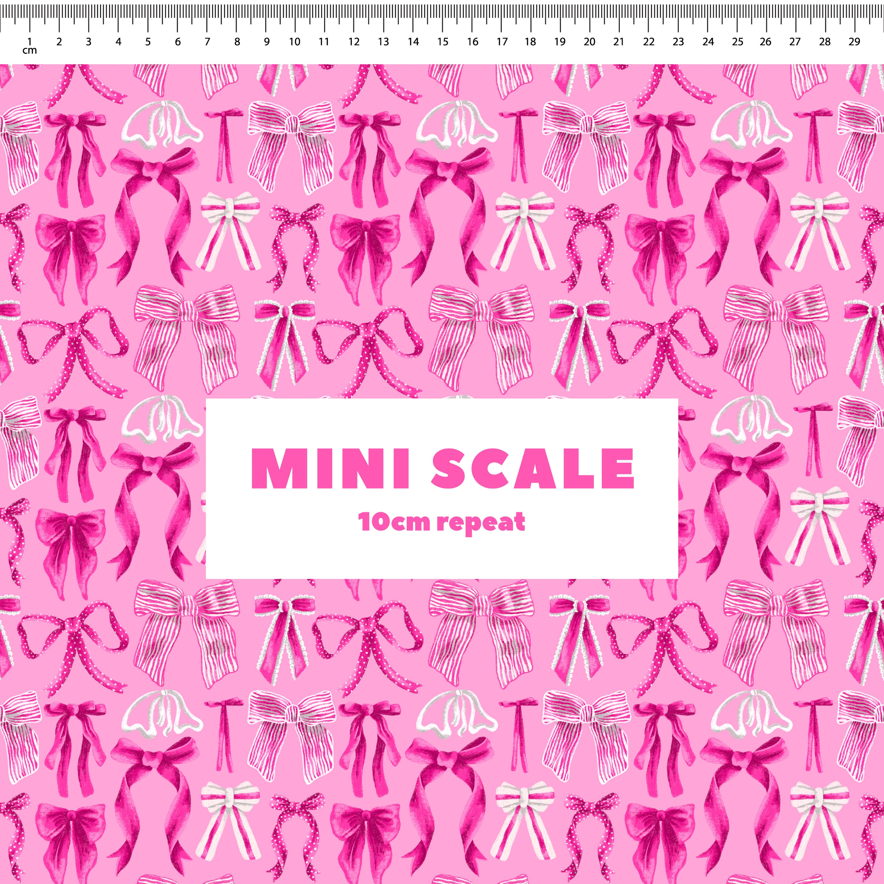 Bows (Pink on Pink) Preorder Fabric