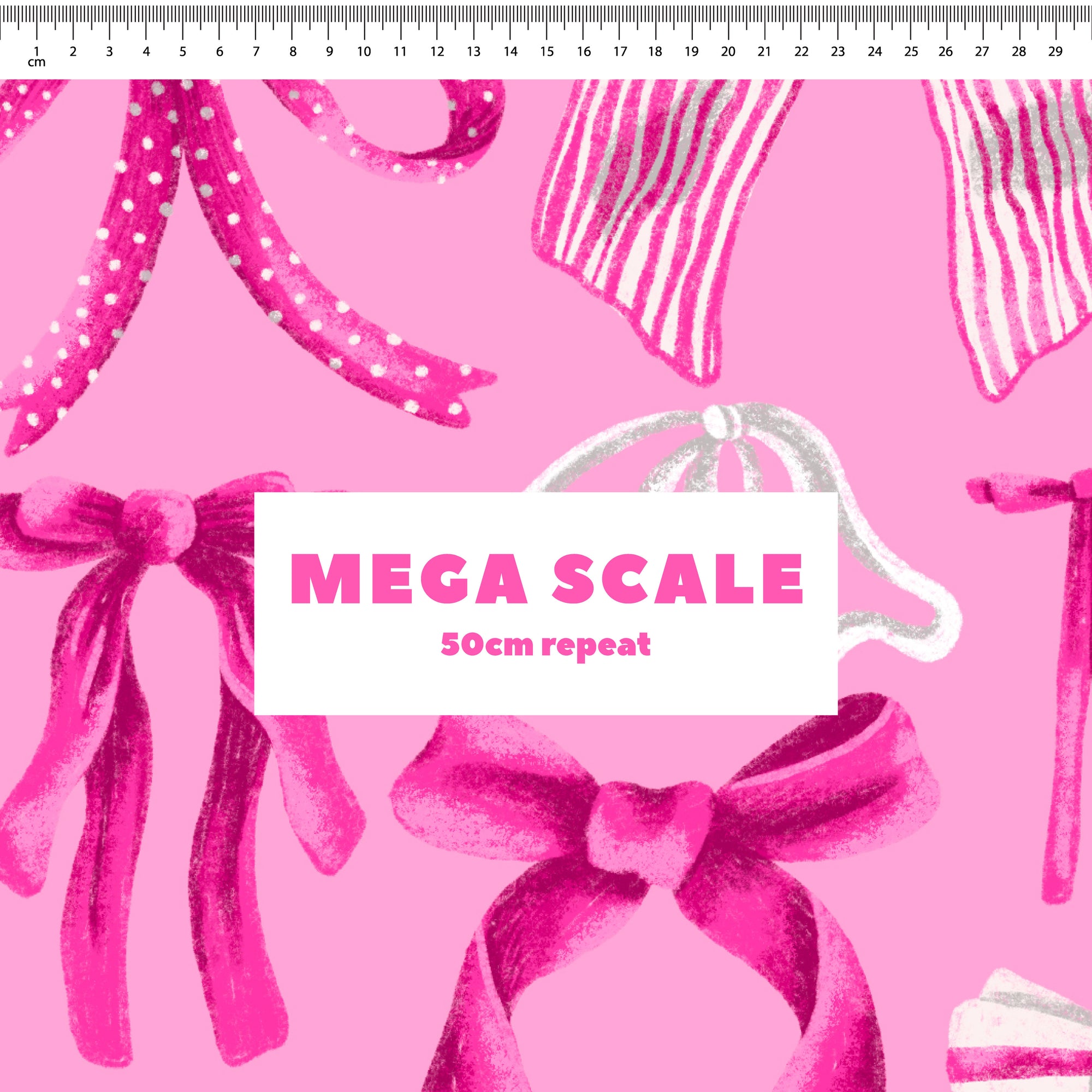 Bows (Pink on Pink) Preorder Fabric