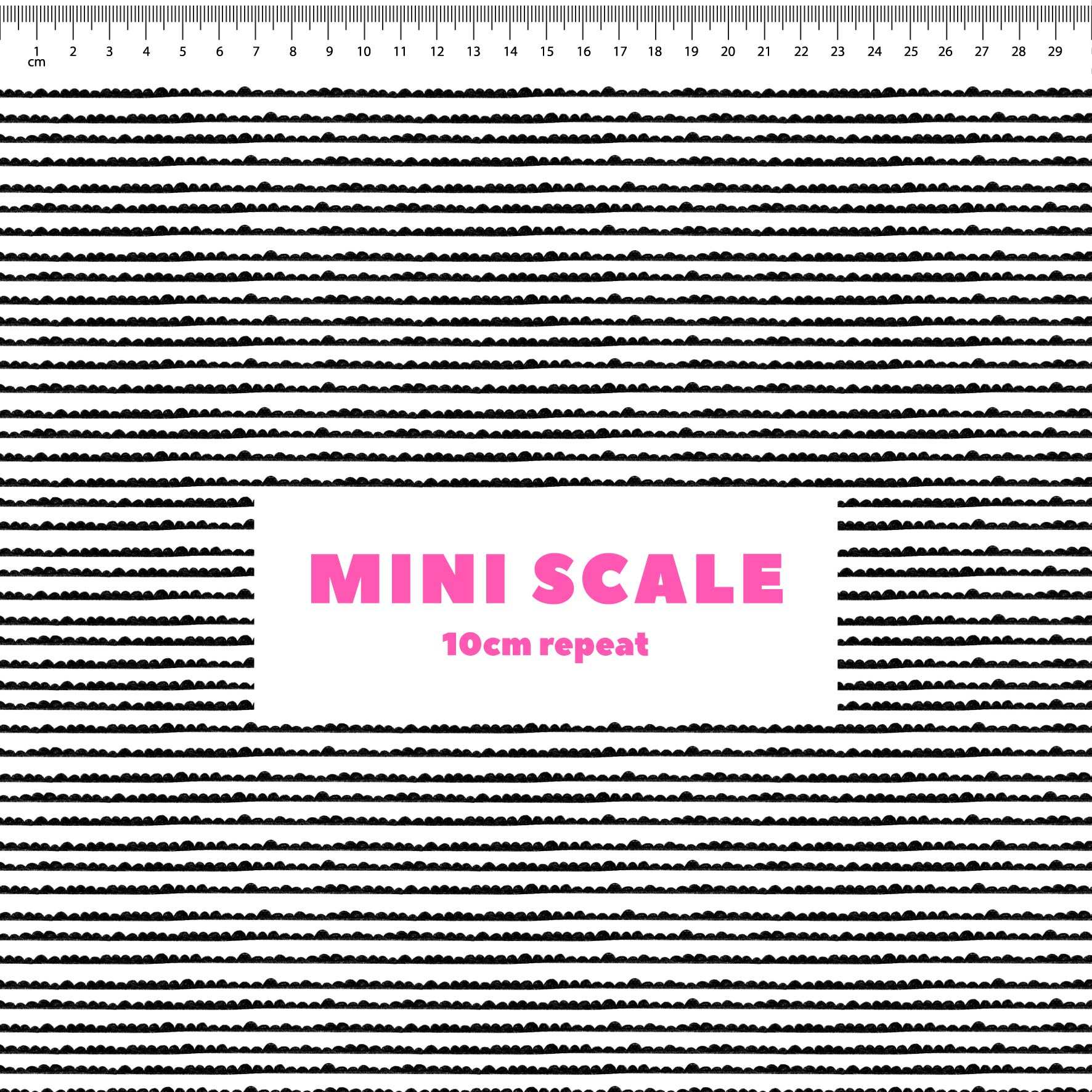 Preorder: Bubble Stripes (Black on White)