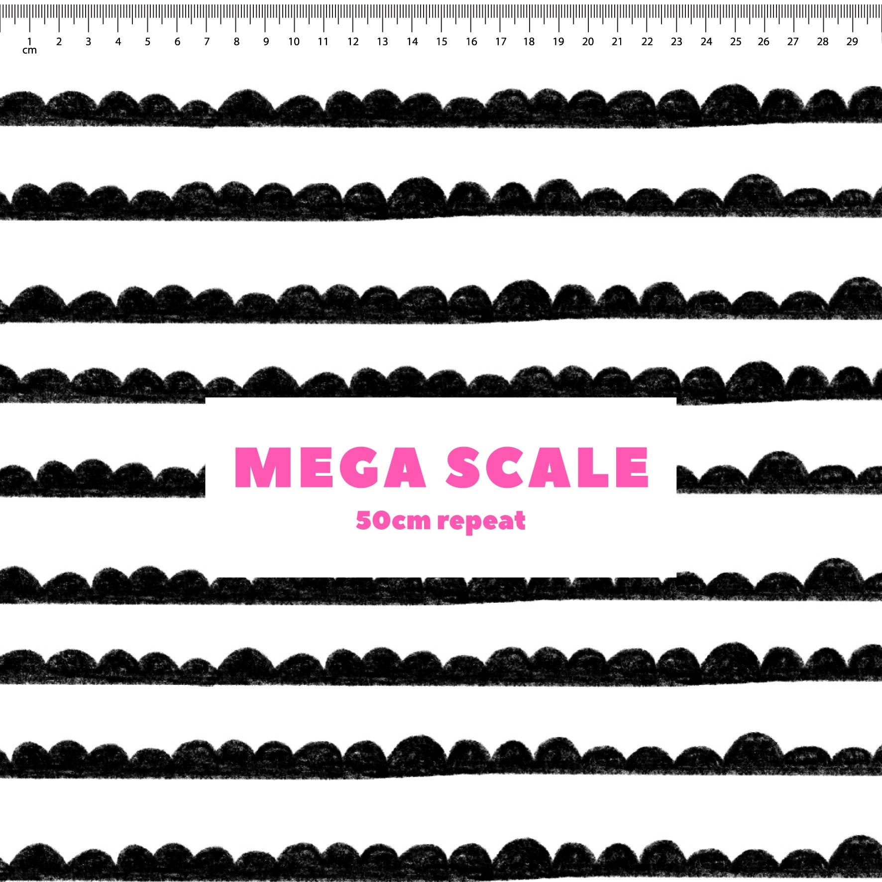 Preorder: Bubble Stripes (Black on White)