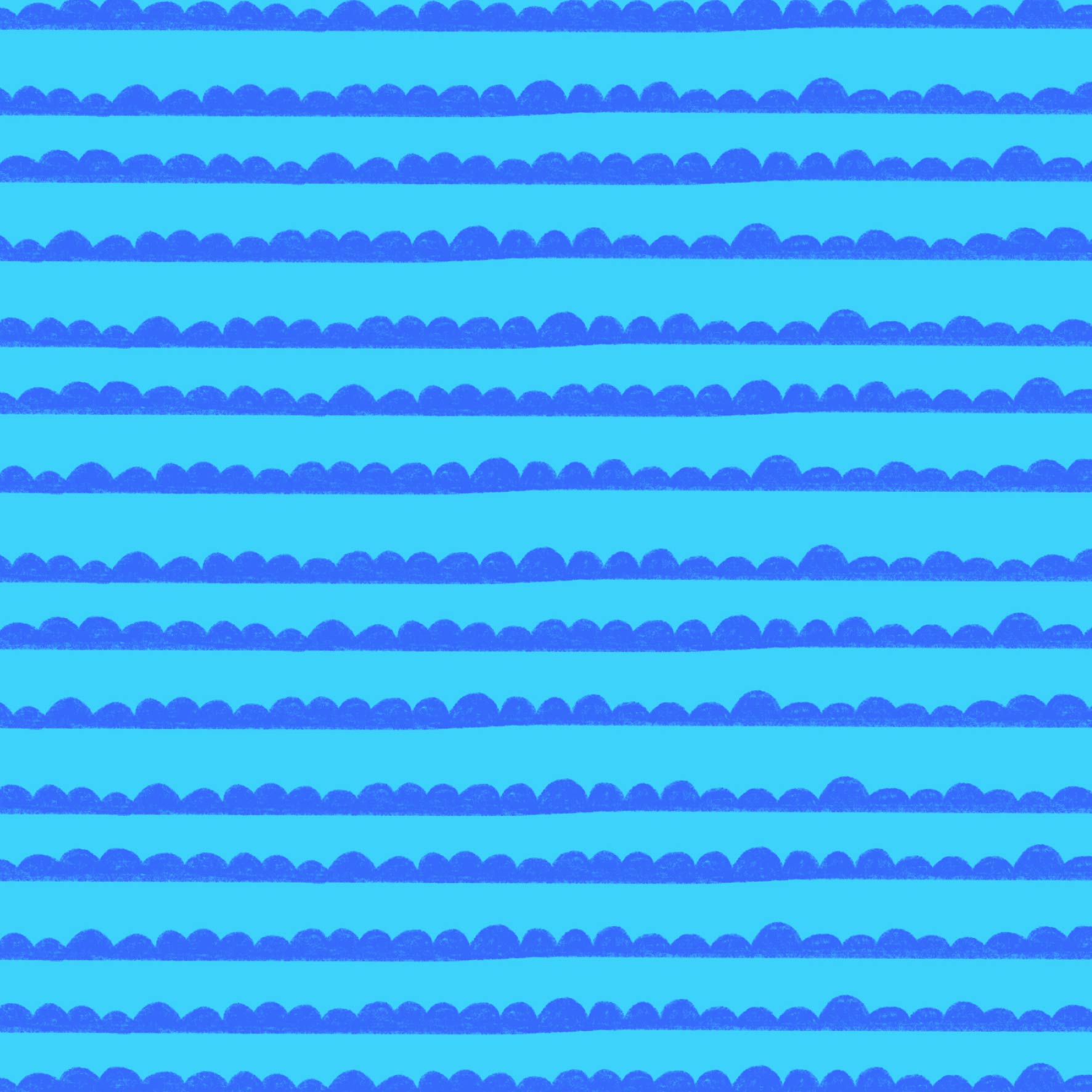 Preorder: Bubble Stripes (Blue on Light Blue)