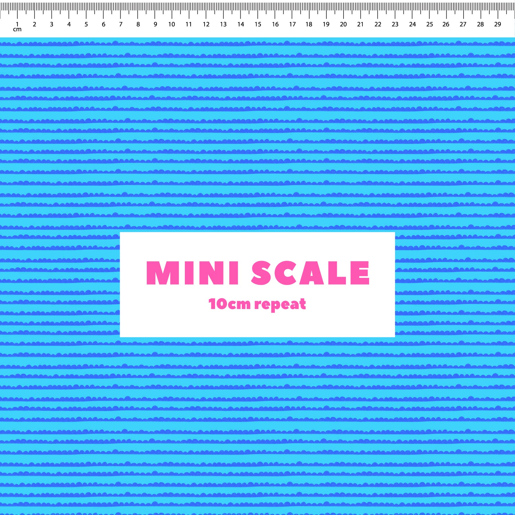 Preorder: Bubble Stripes (Blue on Light Blue)