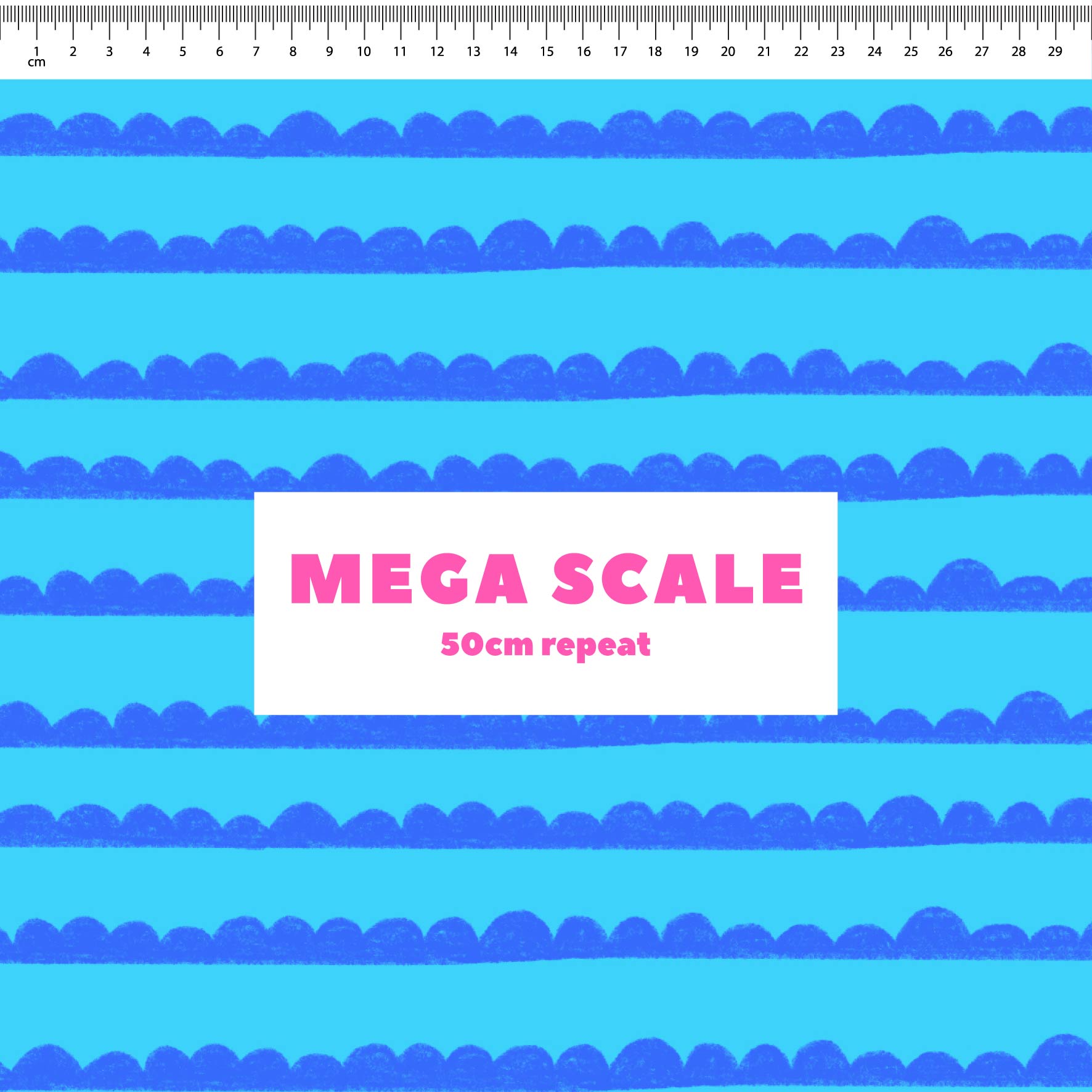 Preorder: Bubble Stripes (Blue on Light Blue)