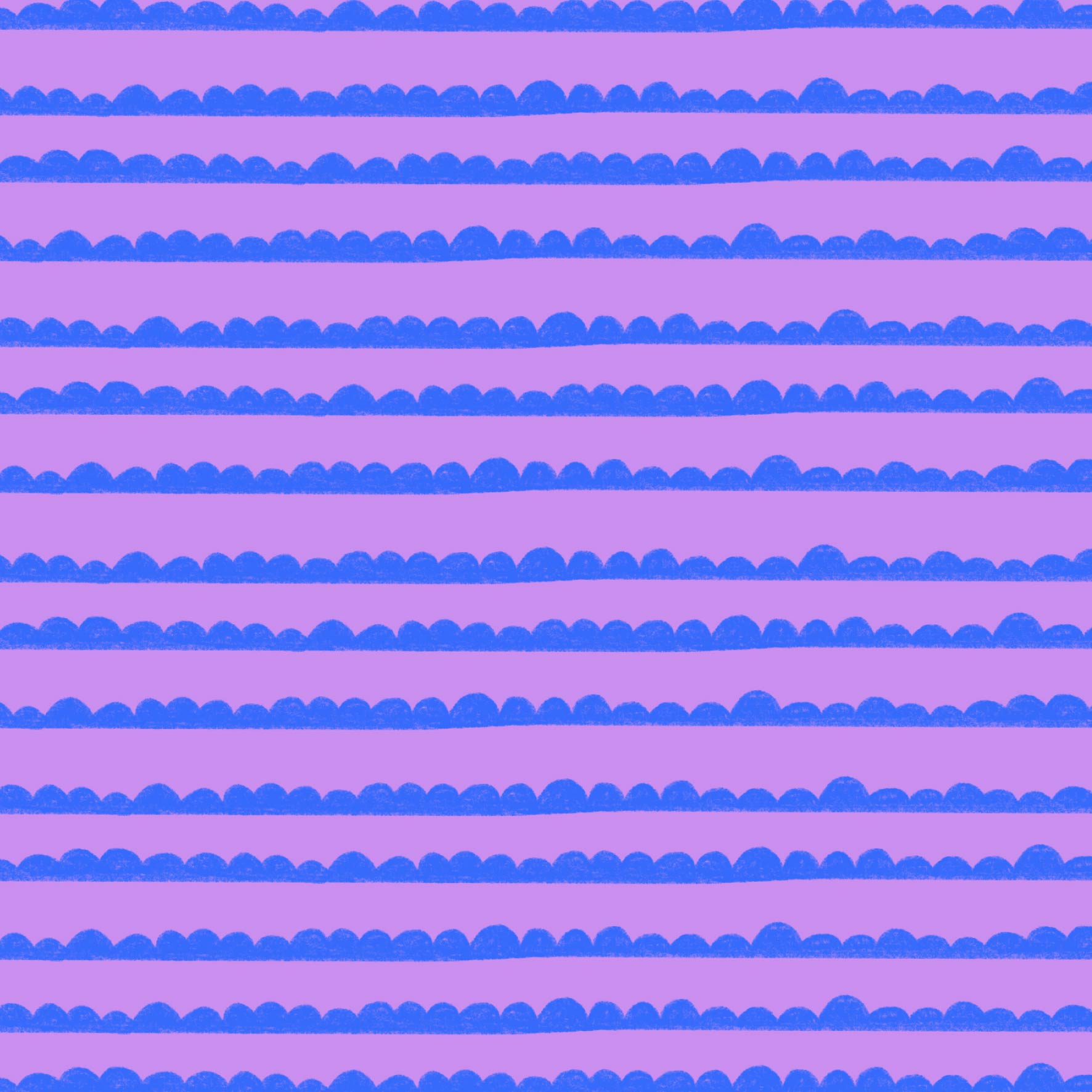 Preorder: Bubble Stripes (Blue on Purple)