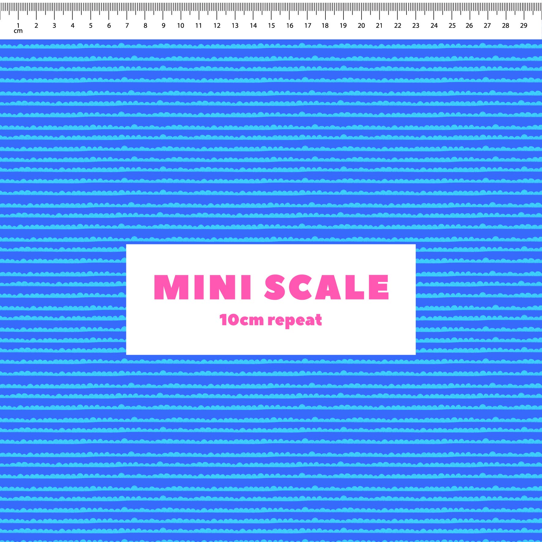 Preorder: Bubble Stripes (Light Blue on Blue)