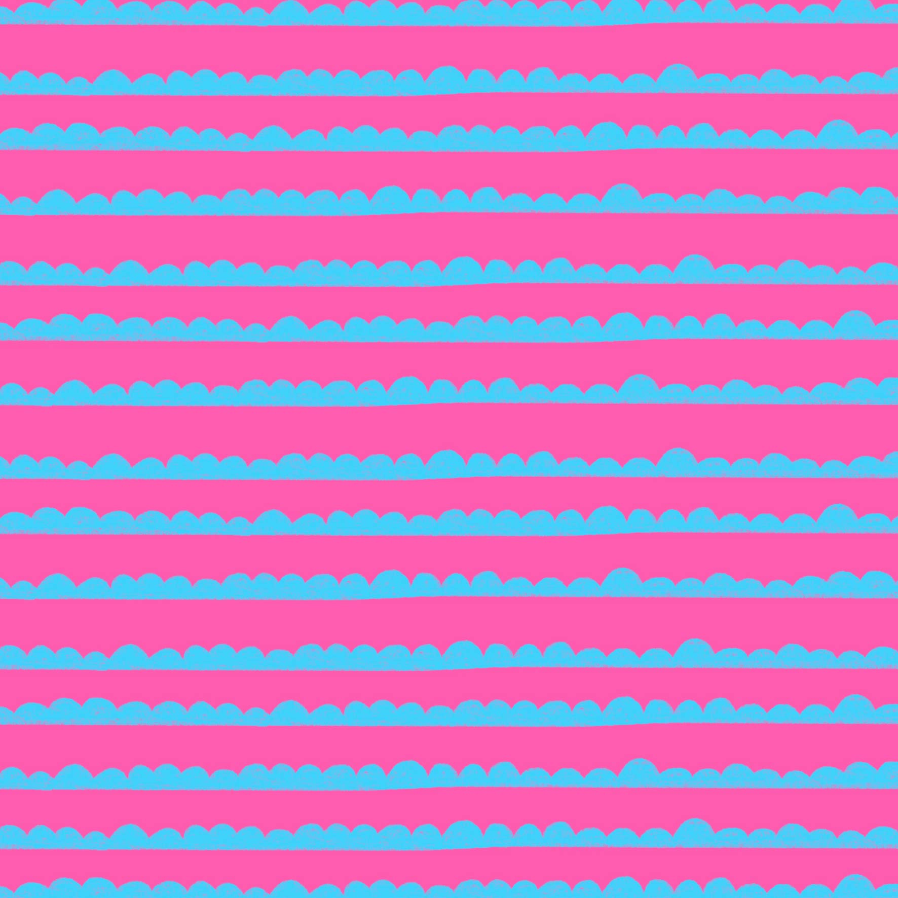 Preorder: Bubble Stripes (Light Blue on Pink)