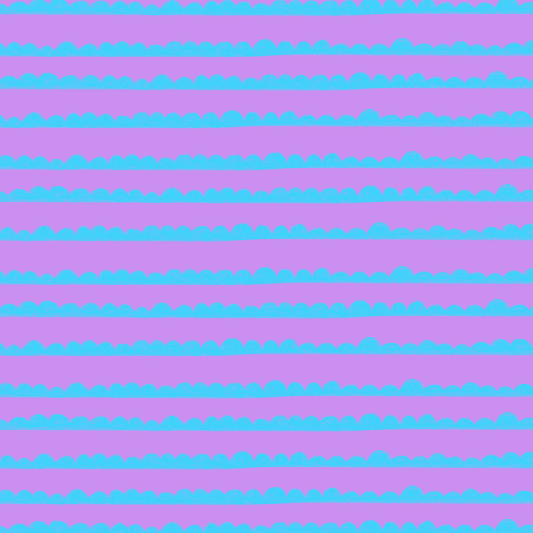Preorder: Bubble Stripes (Light Blue on Purple)