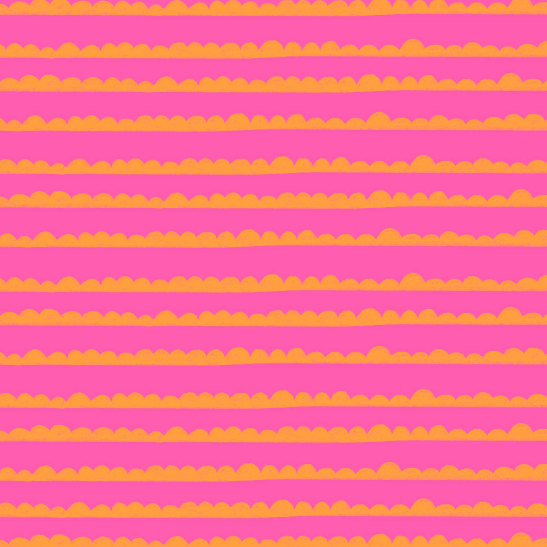 Preorder: Bubble Stripes (Orange on Pink)