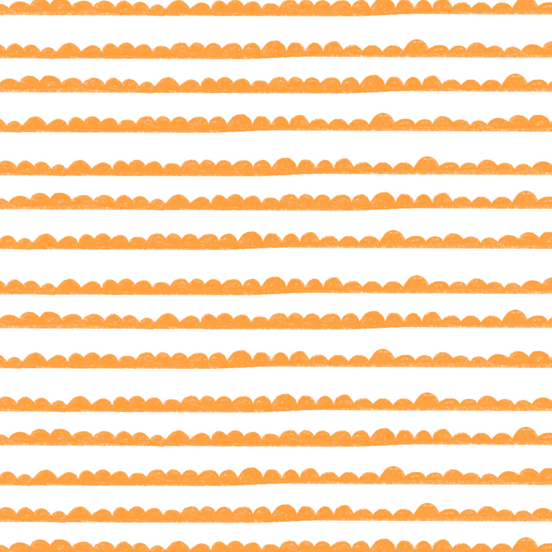Preorder: Bubble Stripes (Orange on White)