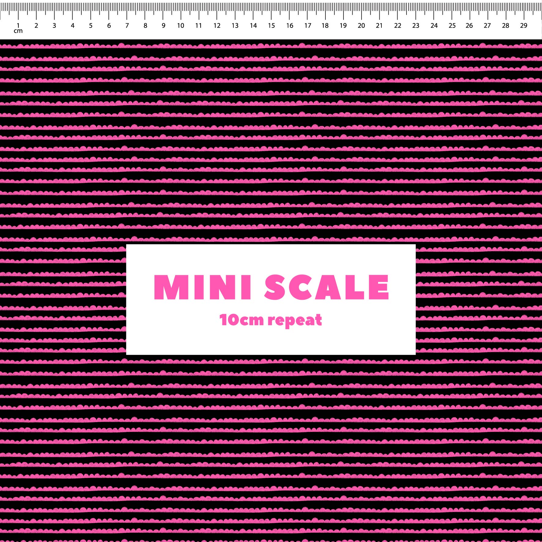 Preorder: Bubble Stripes (Pink on Black)