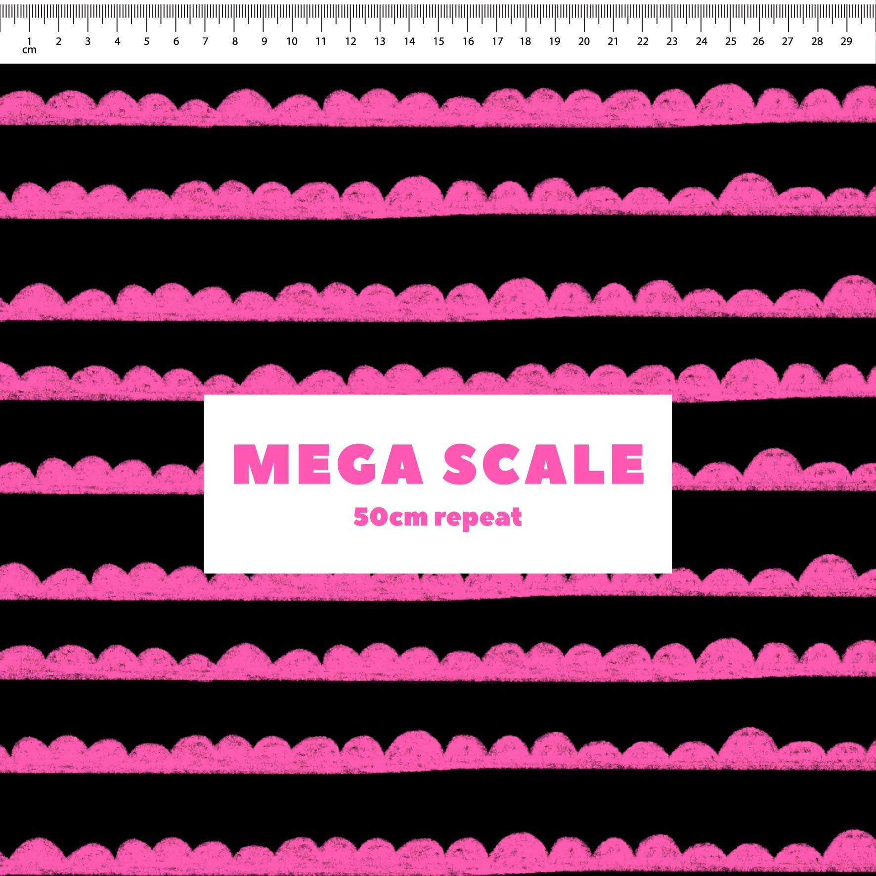 Preorder: Bubble Stripes (Pink on Black)