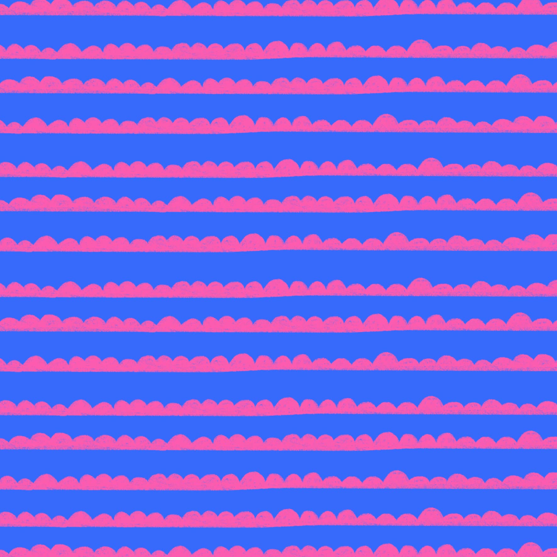 Preorder: Bubble Stripes (Pink on Blue)