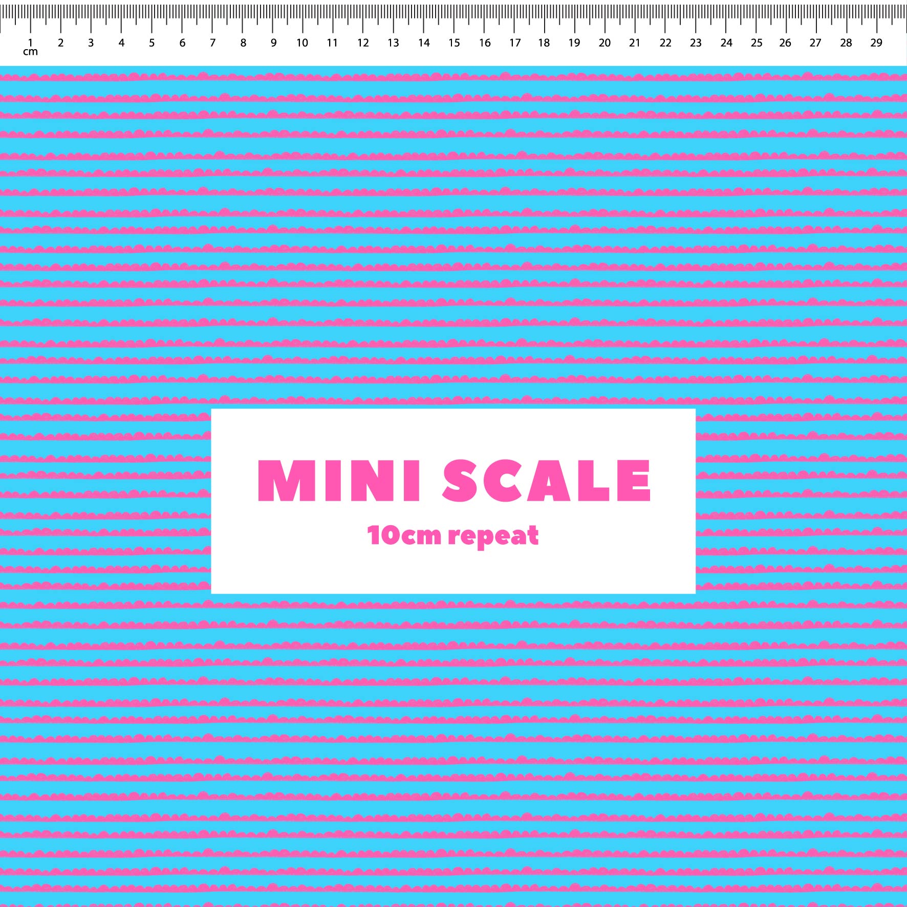 Preorder: Bubble Stripes (Pink on Light Blue)