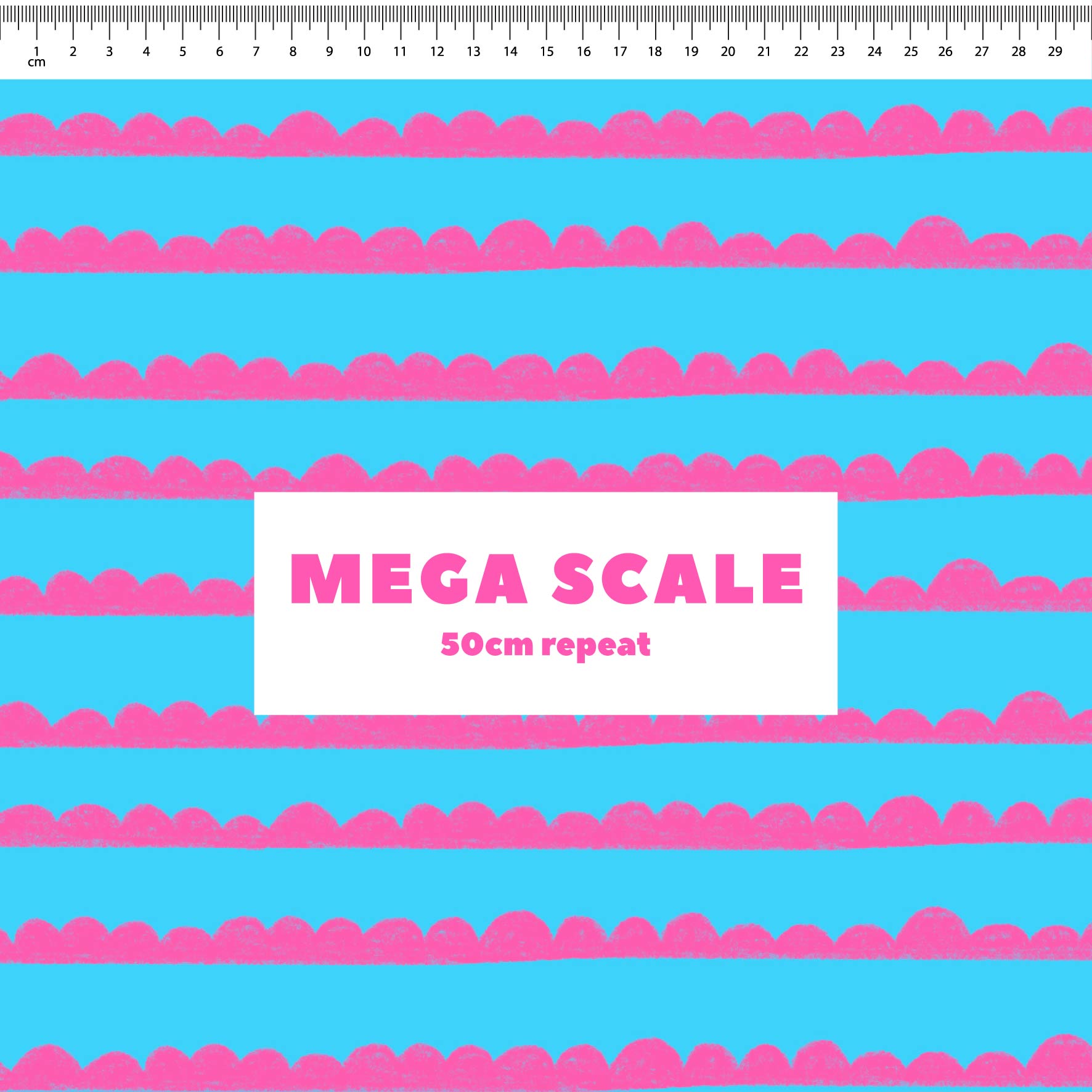 Preorder: Bubble Stripes (Pink on Light Blue)