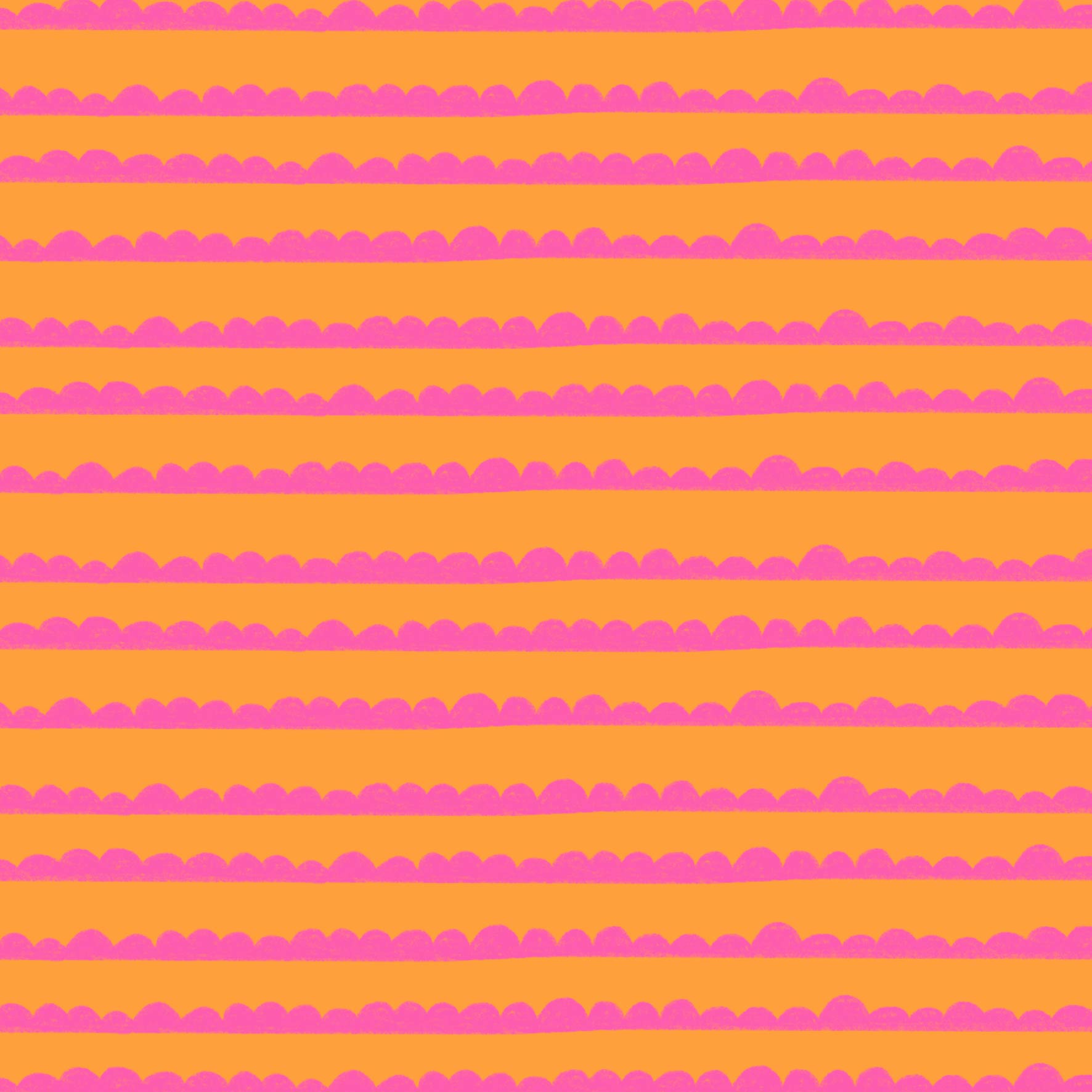 Preorder: Bubble Stripes (Pink on Orange)