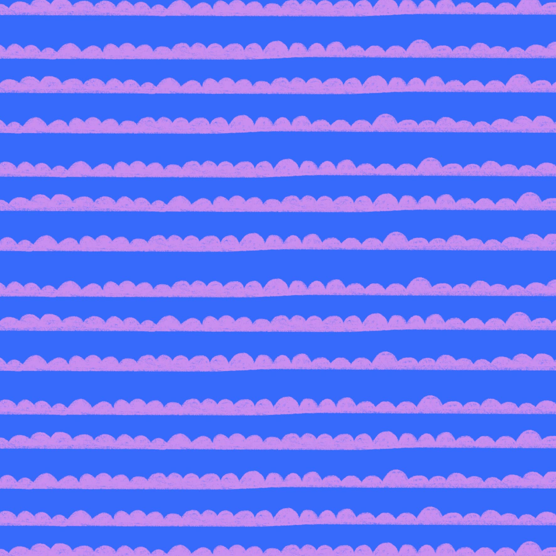 Preorder: Bubble Stripes (Purple on Blue)