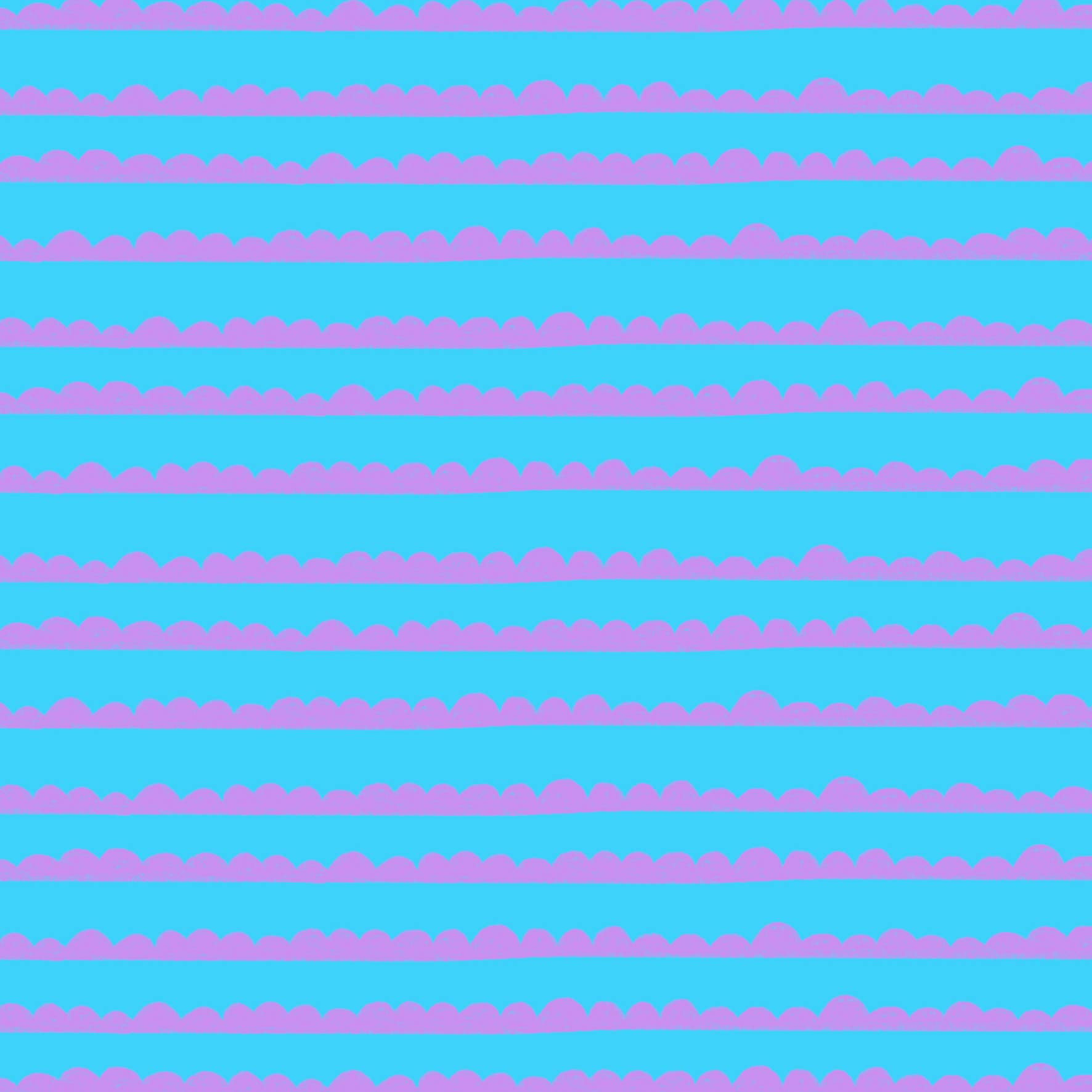 Preorder: Bubble Stripes (Purple on Light Blue)