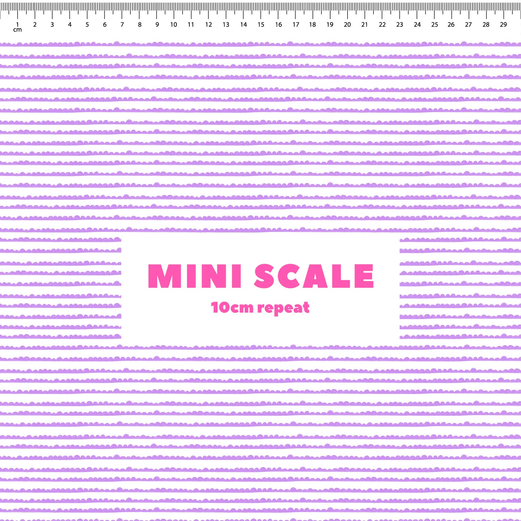 Preorder: Bubble Stripes (Purple on White)