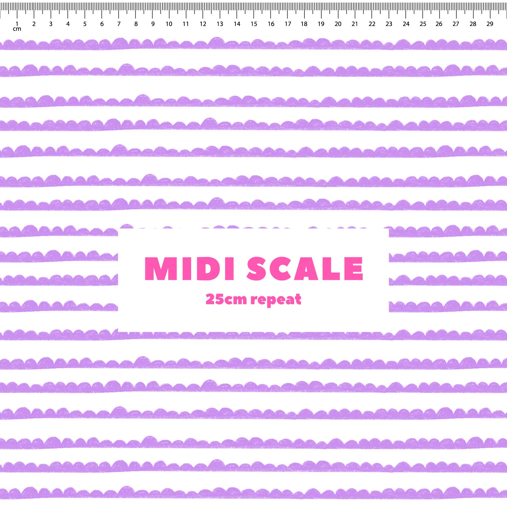 Preorder: Bubble Stripes (Purple on White)