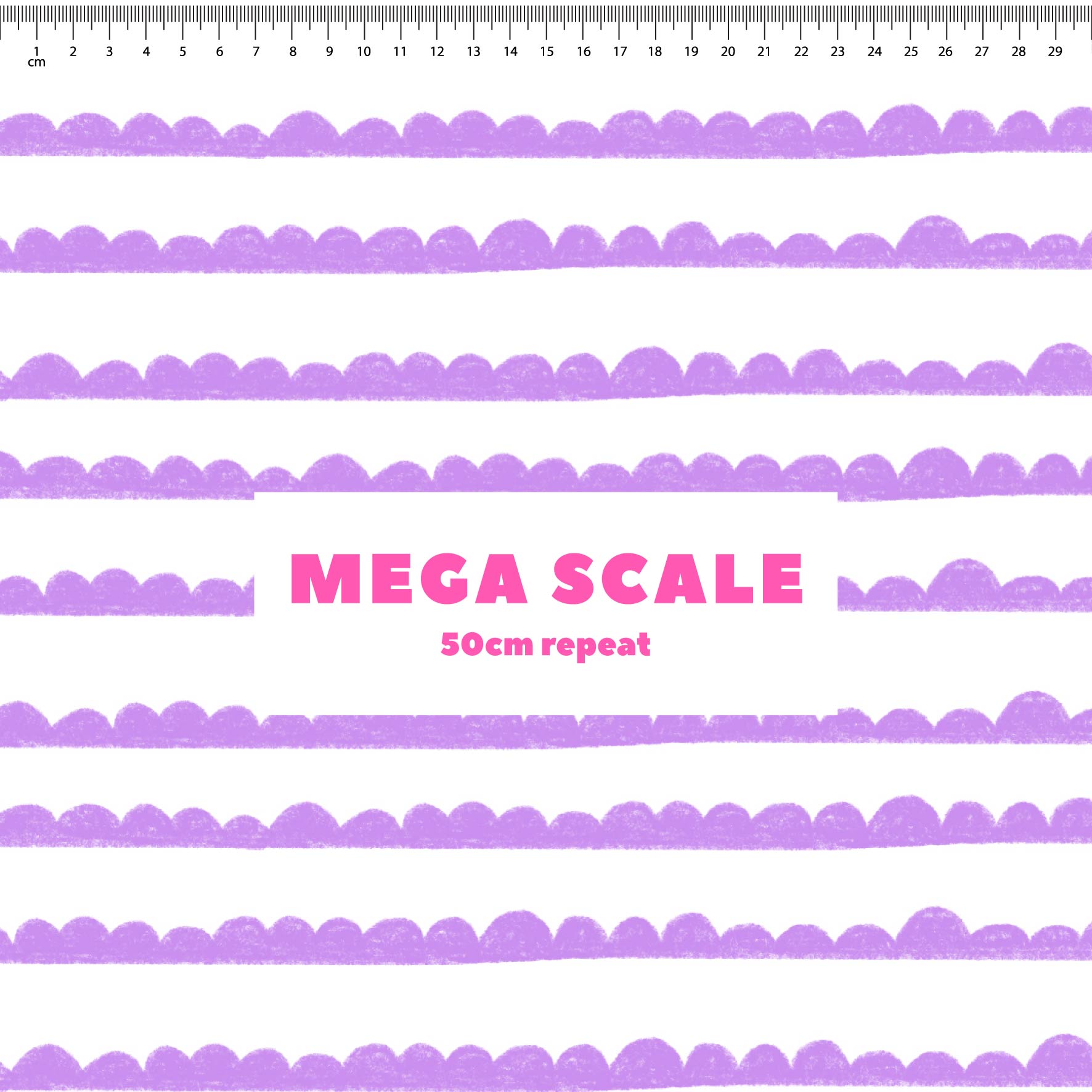 Preorder: Bubble Stripes (Purple on White)