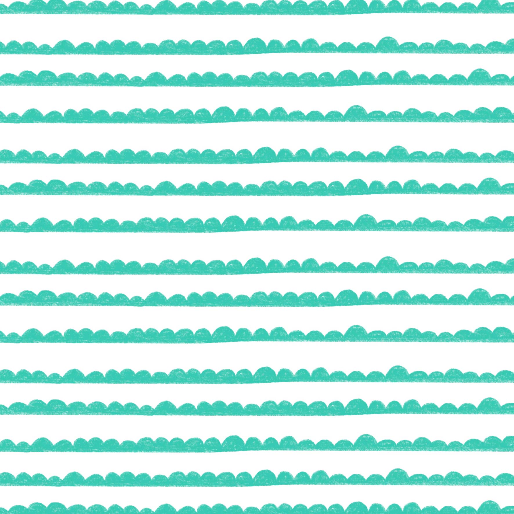 Preorder: Bubble Stripes (Teal on White)