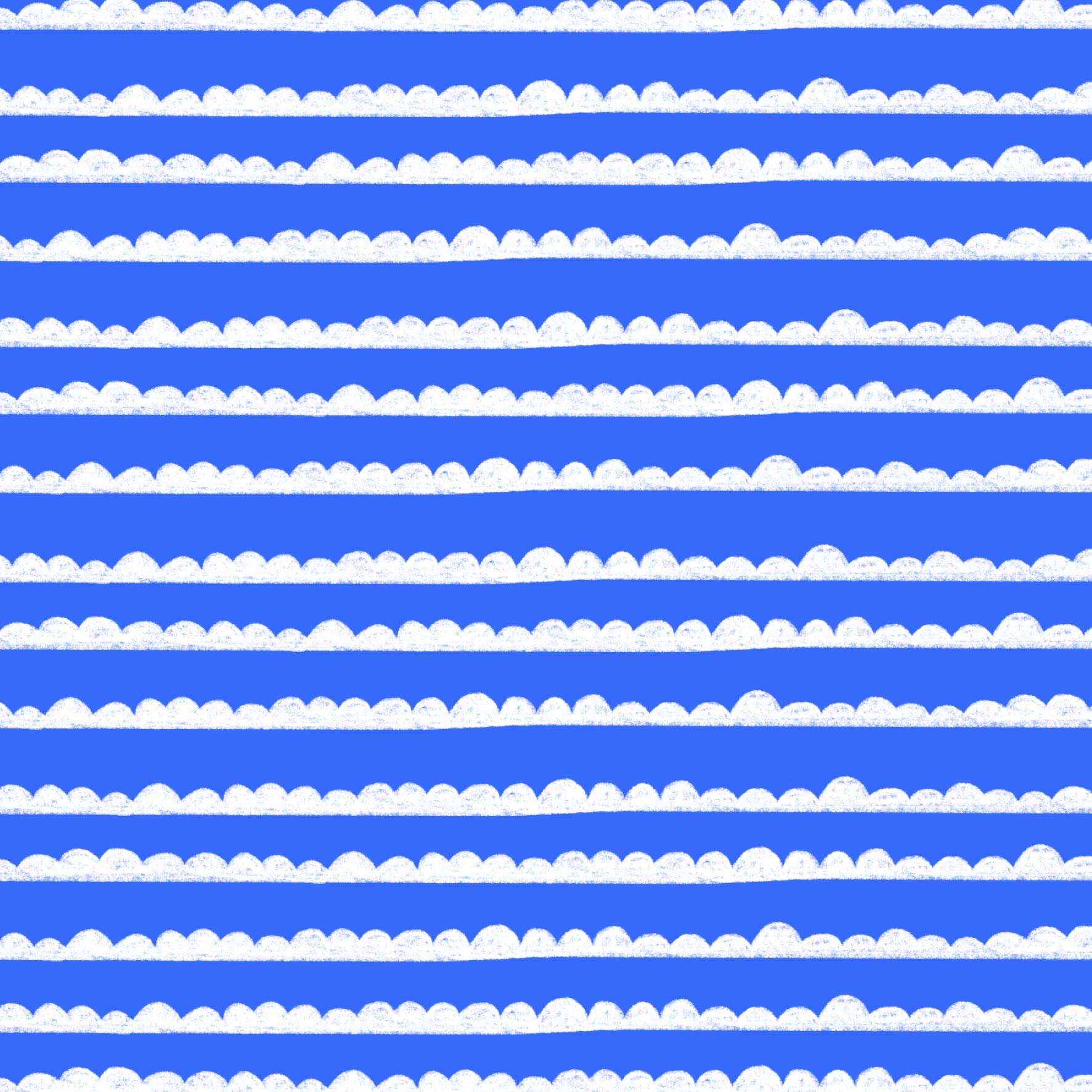 Preorder: Bubble Stripes (White on Blue)