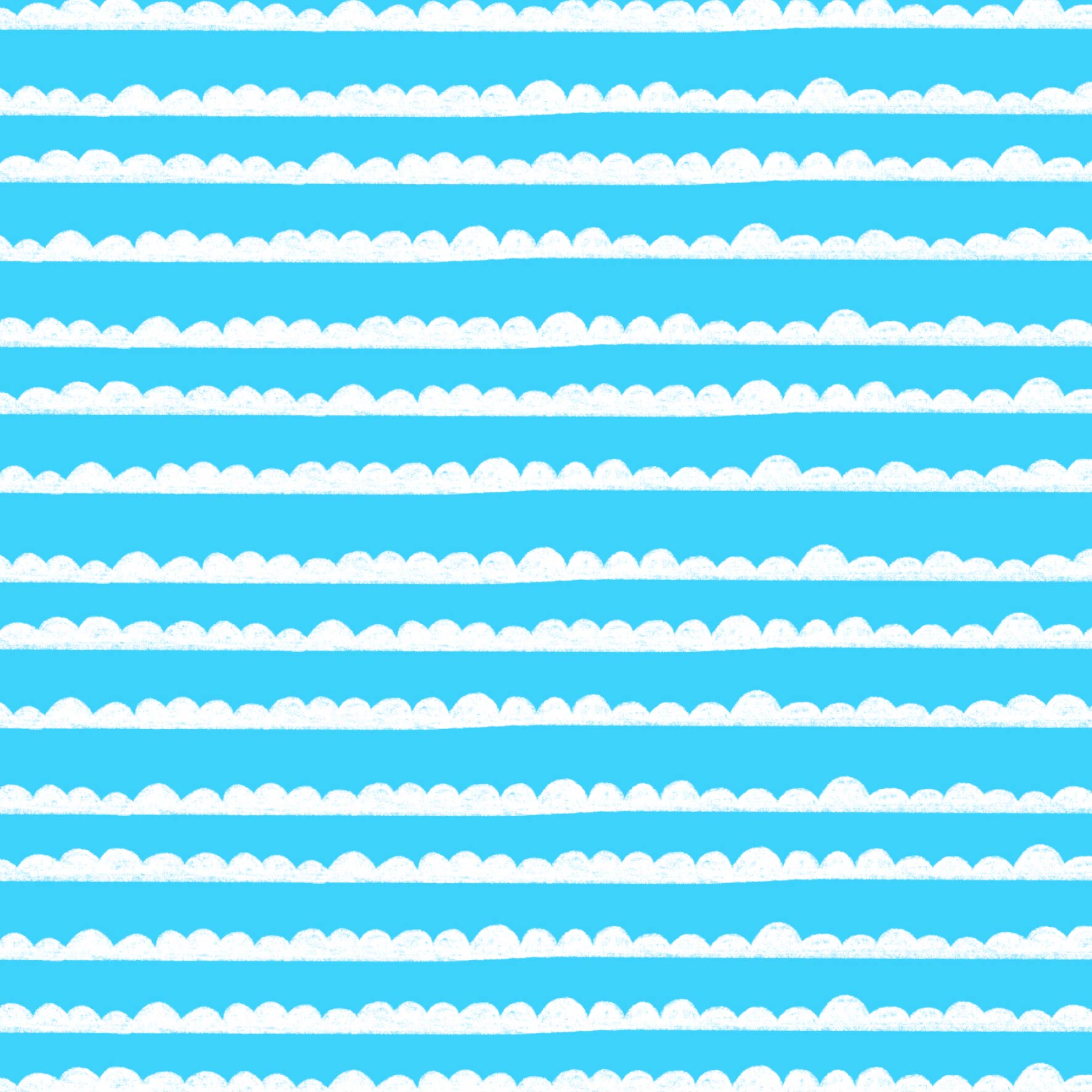 Preorder: Bubble Stripes (White on Light Blue)