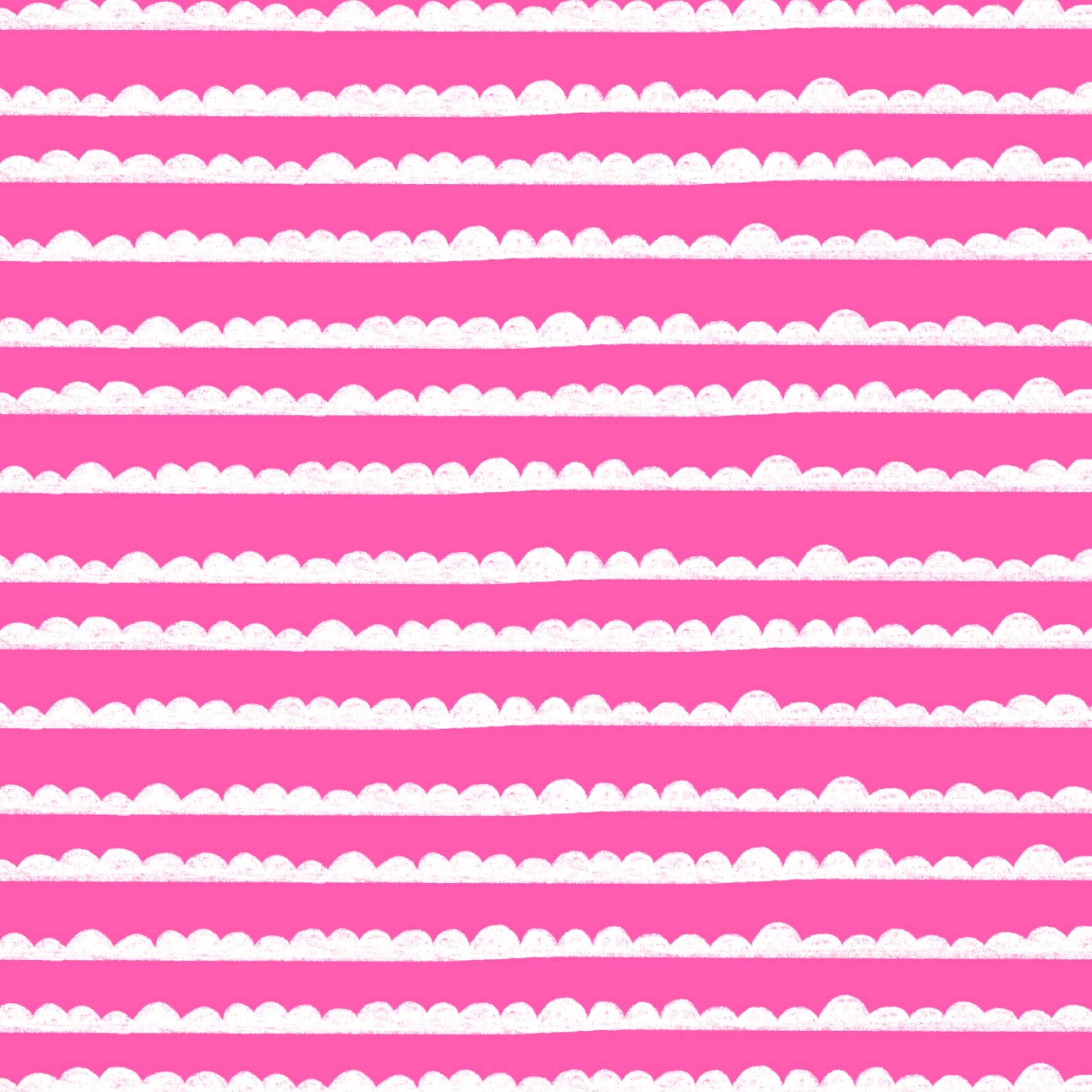 Preorder: Bubble Stripes (White on Pink)