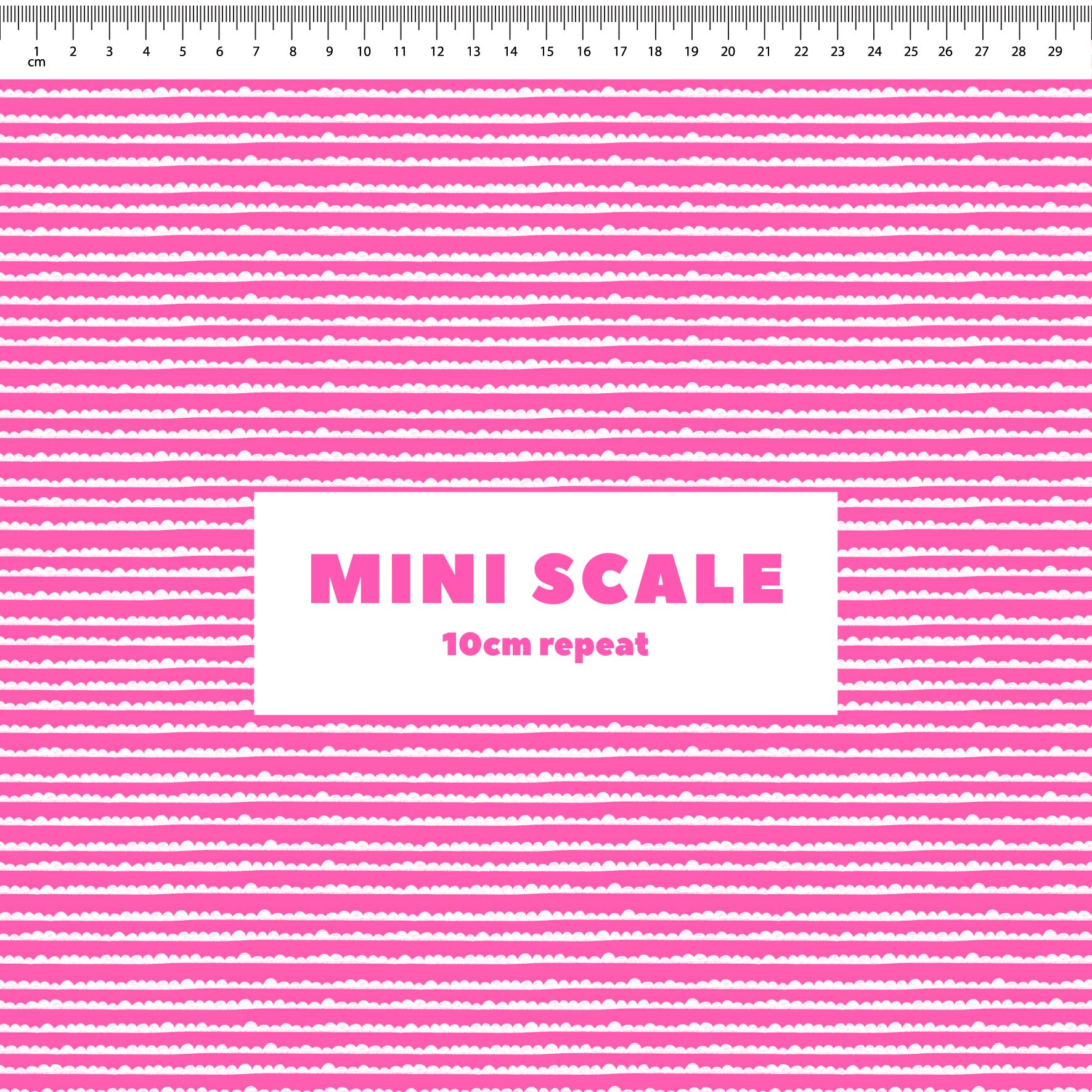 Preorder: Bubble Stripes (White on Pink)