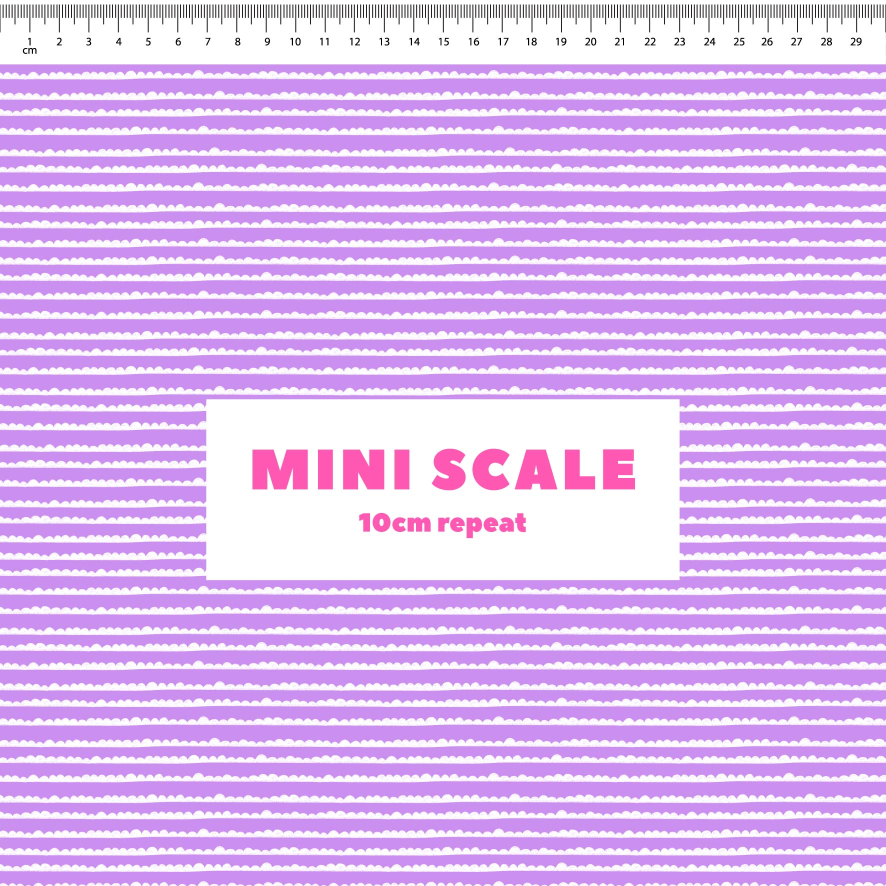 Preorder: Bubble Stripes (White on Purple)