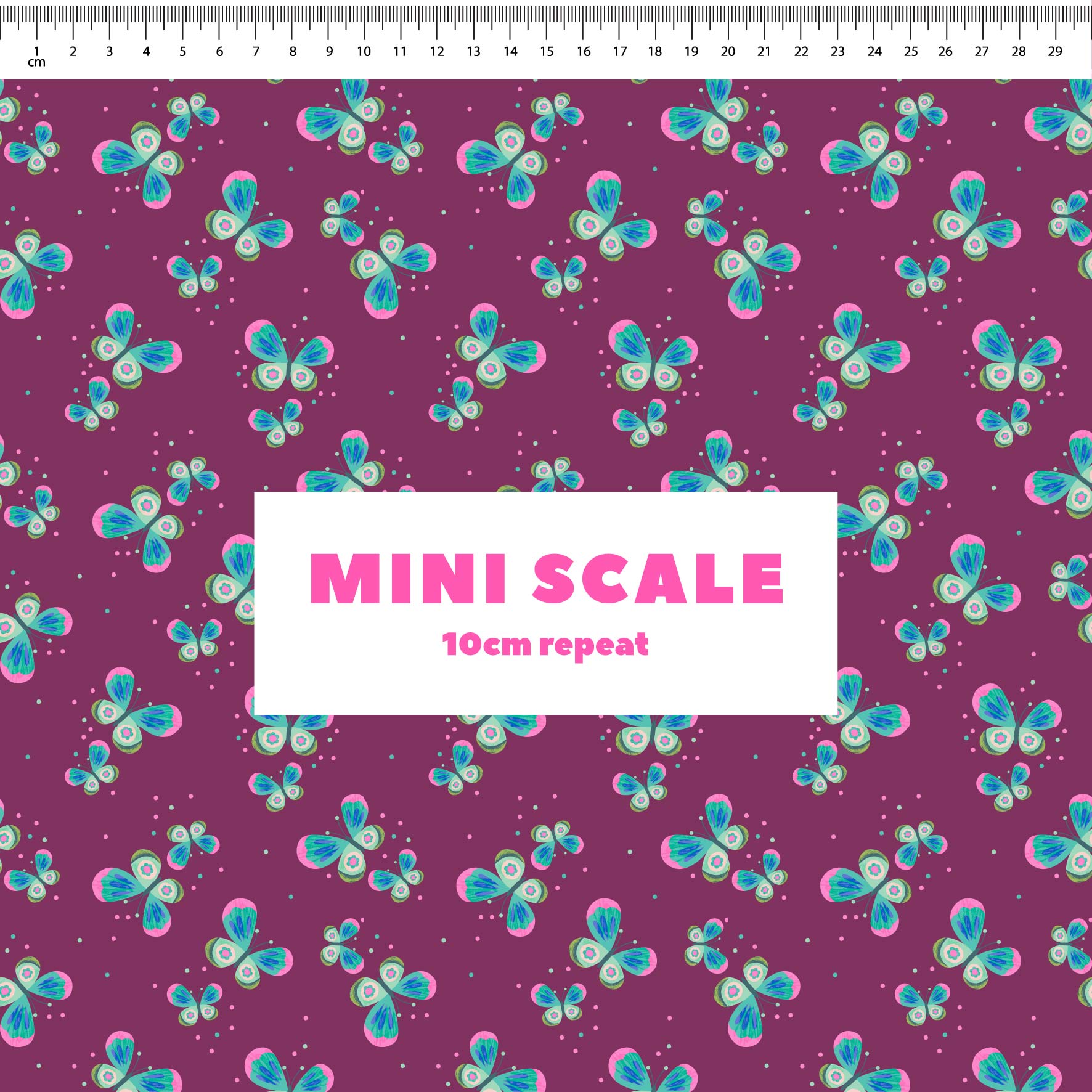 Butterfly Mix (Mauve Taupe) Preorder Fabric by New Kid Club